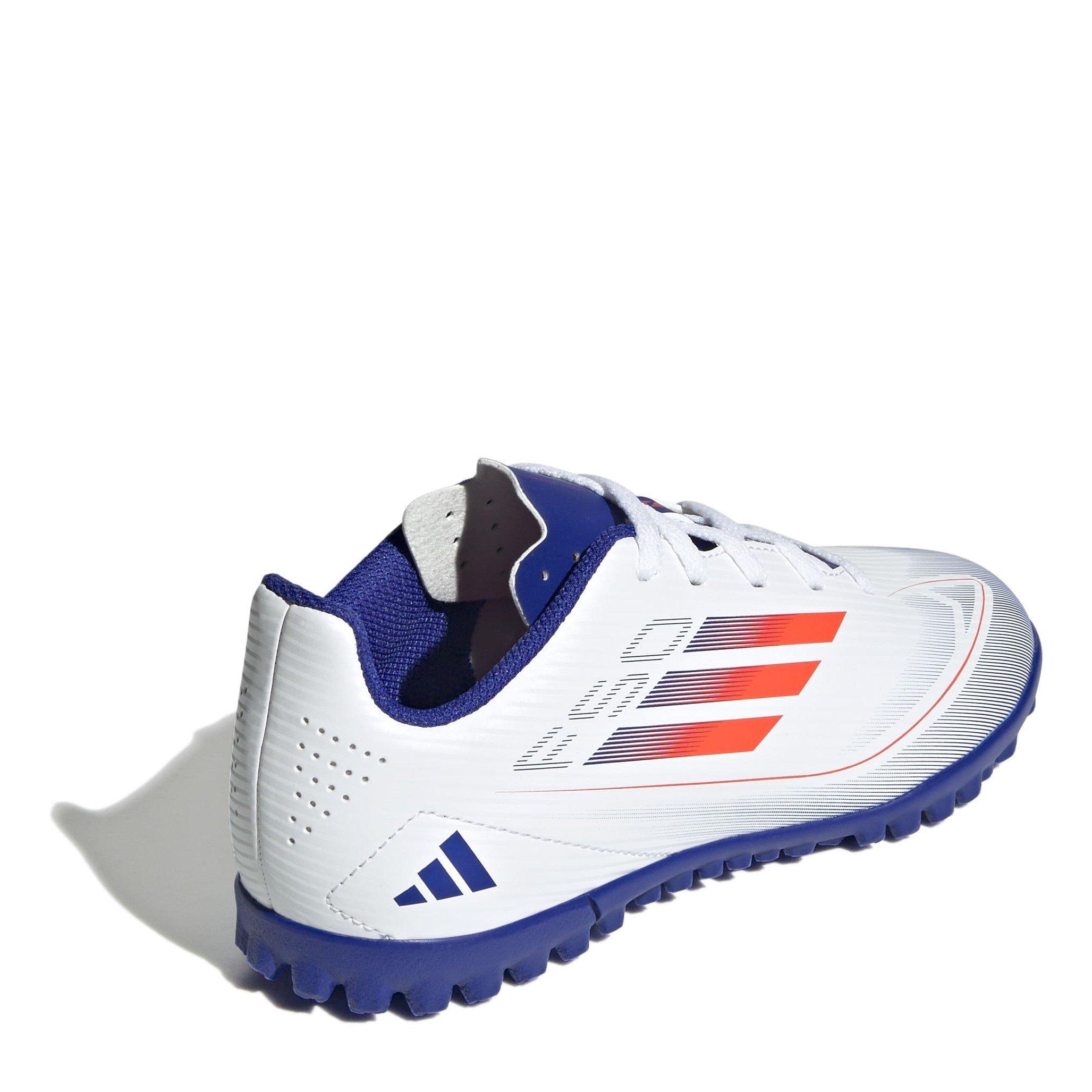 White/Red/Blue - adidas - F50 Club Junior Astro Turf Football Boots - 4