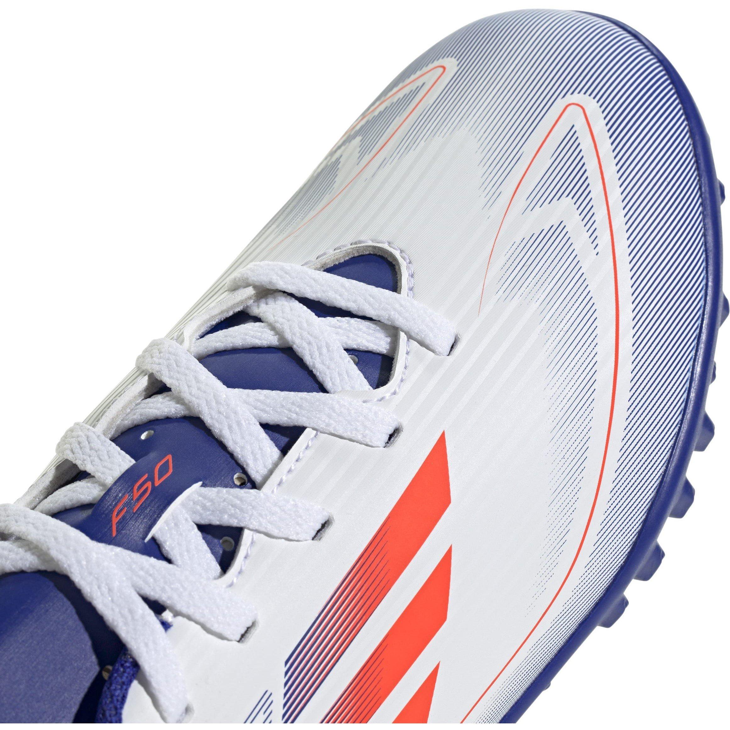 White/Red/Blue - adidas - F50 Club Junior Astro Turf Football Boots - 7