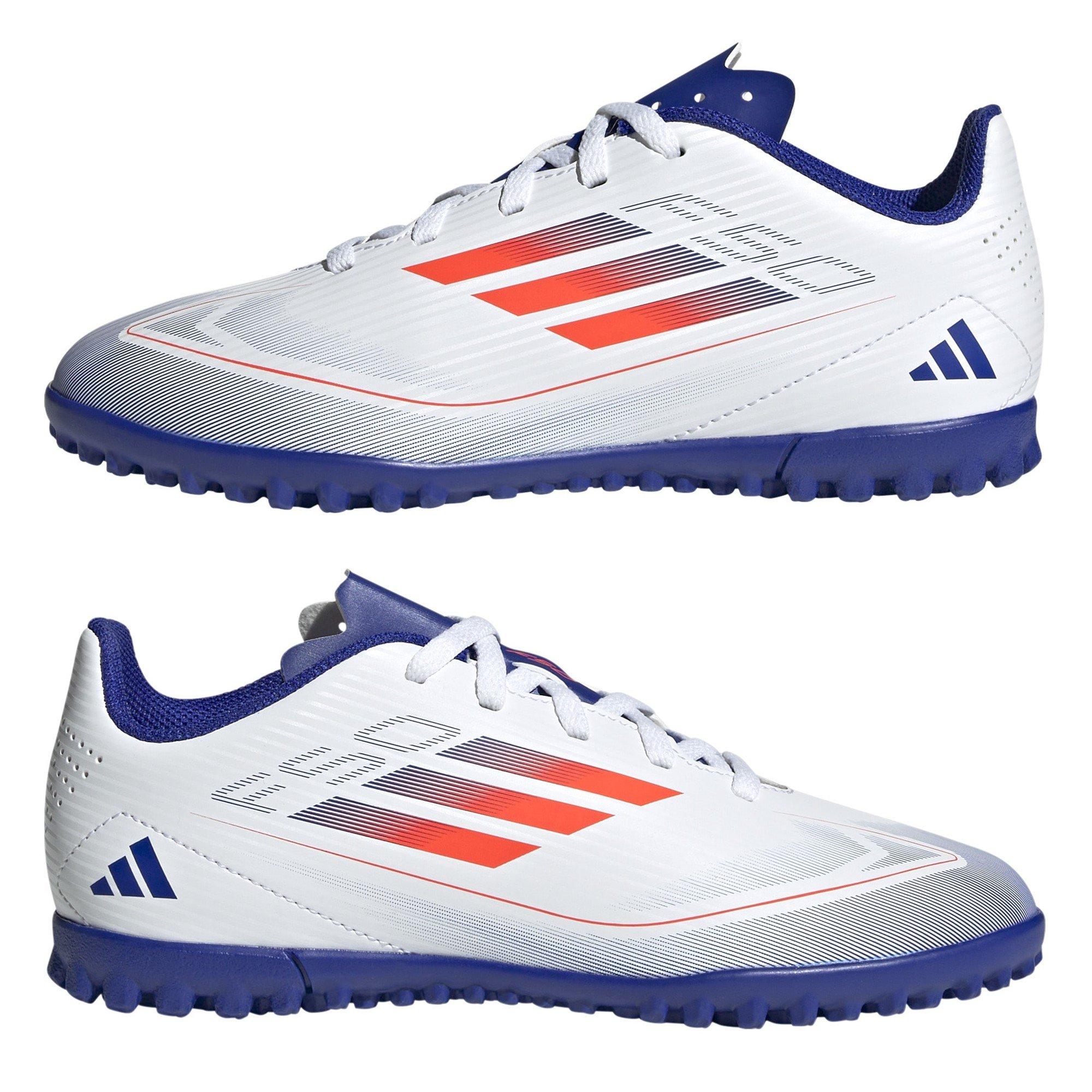 White/Red/Blue - adidas - F50 Club Junior Astro Turf Football Boots - 9