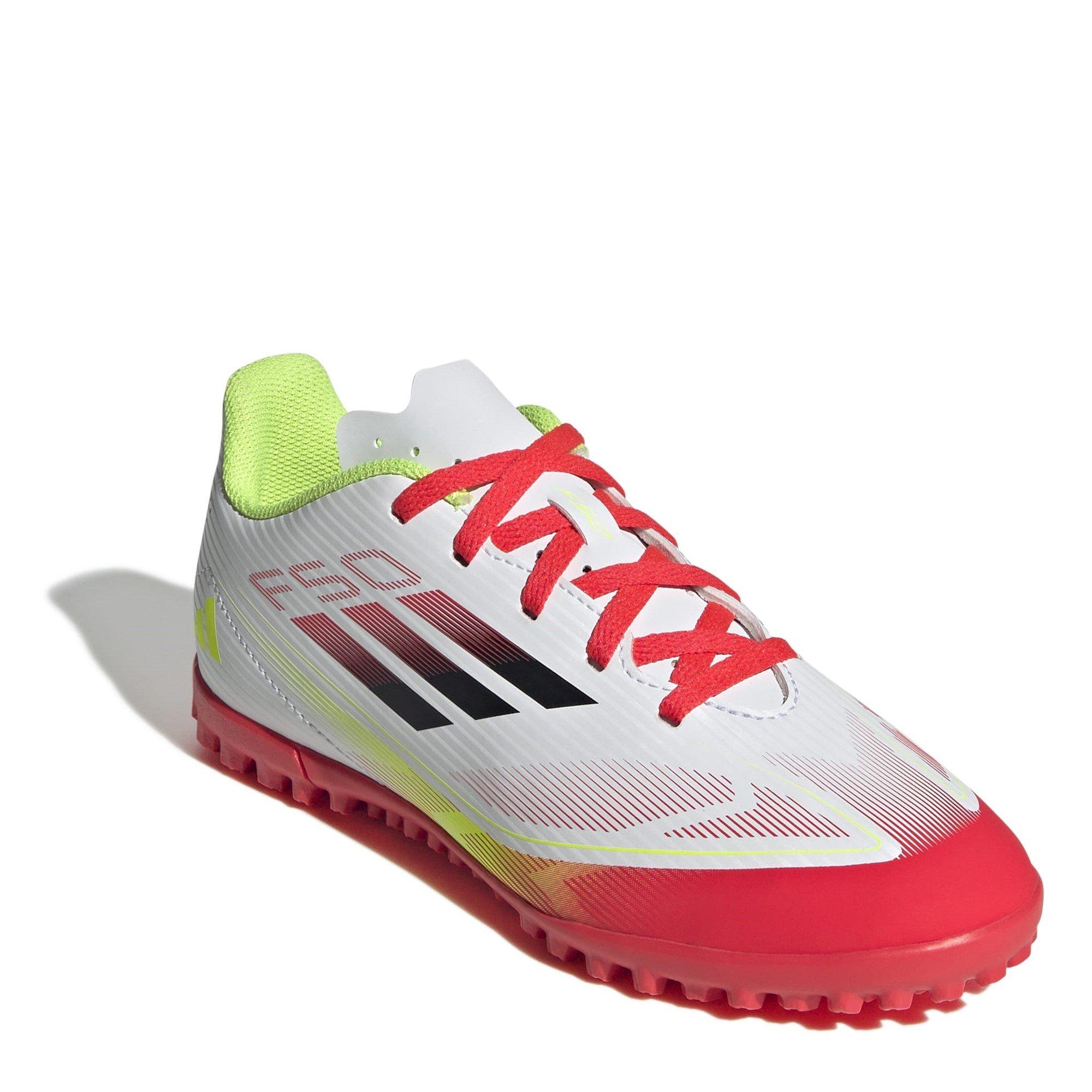 White/Red - adidas - F50 Club Junior Astro Turf Football Boots - 3