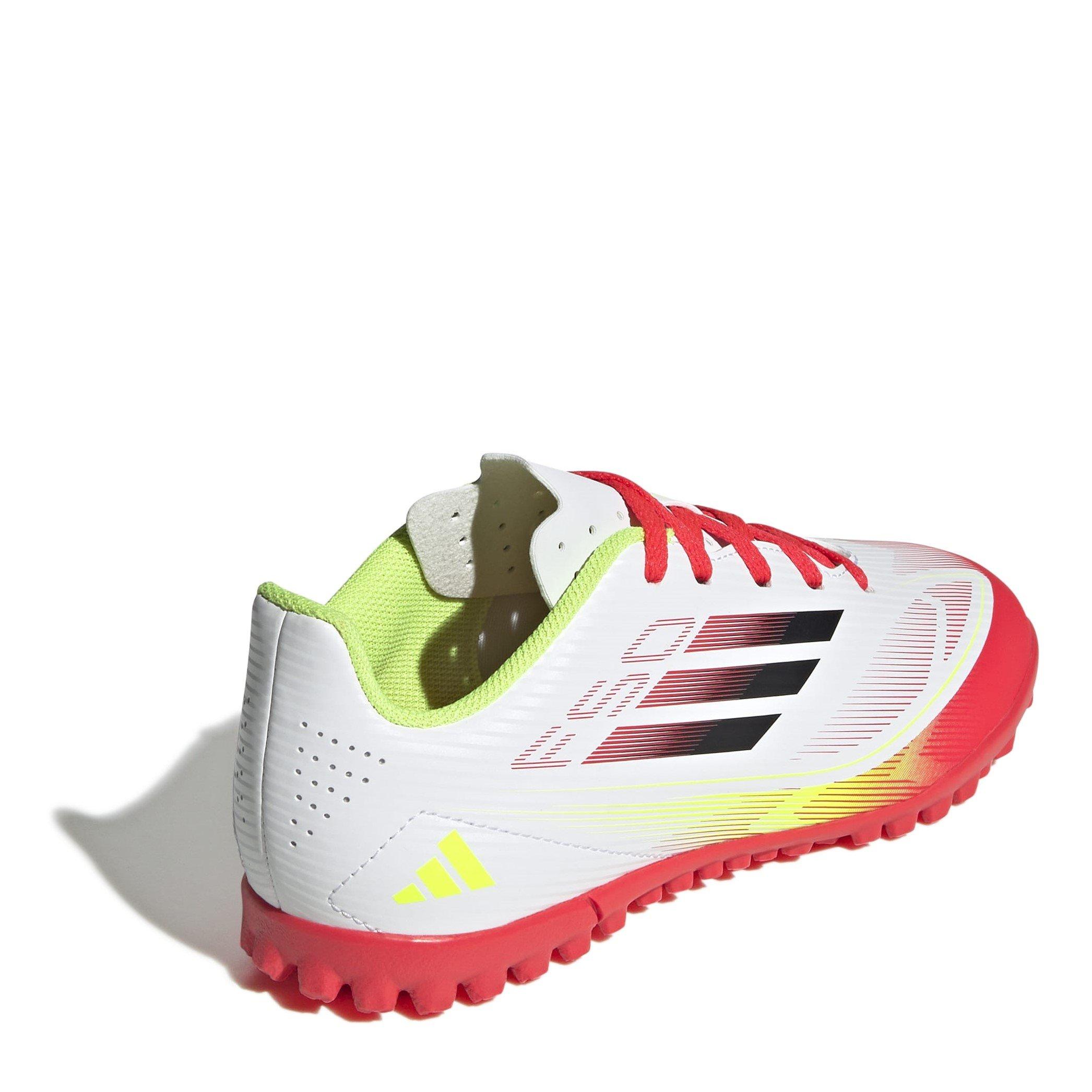 White/Red - adidas - F50 Club Junior Astro Turf Football Boots - 4