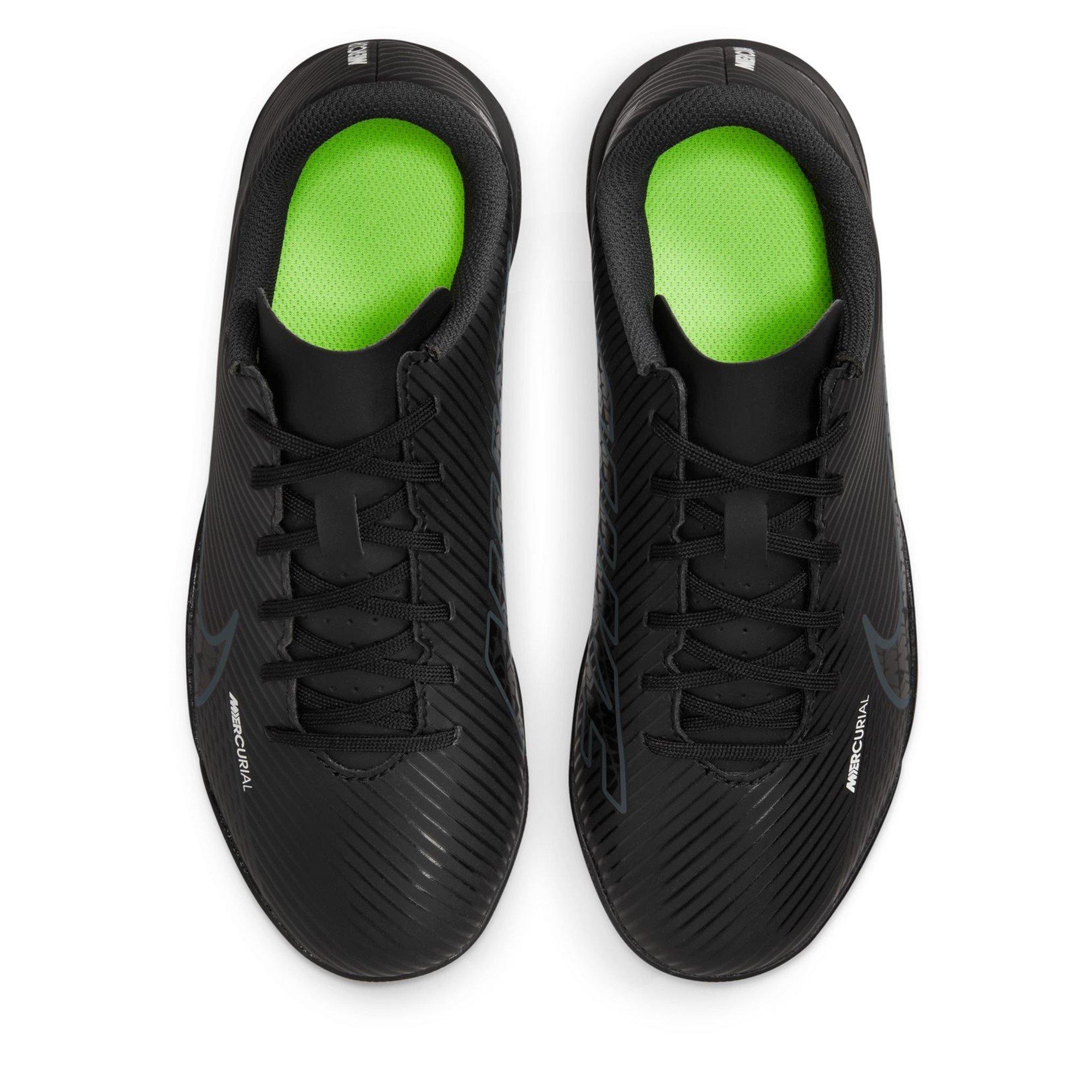 ZWART - Nike - Jr. Mercurial Vapor 15 Club TF Little/Big Kids' Turf Soccer Shoes - 6