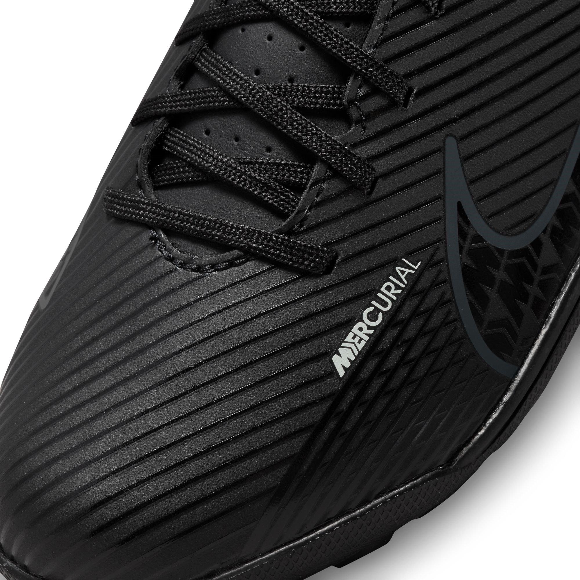 ZWART - Nike - Jr. Mercurial Vapor 15 Club TF Little/Big Kids' Turf Soccer Shoes - 7