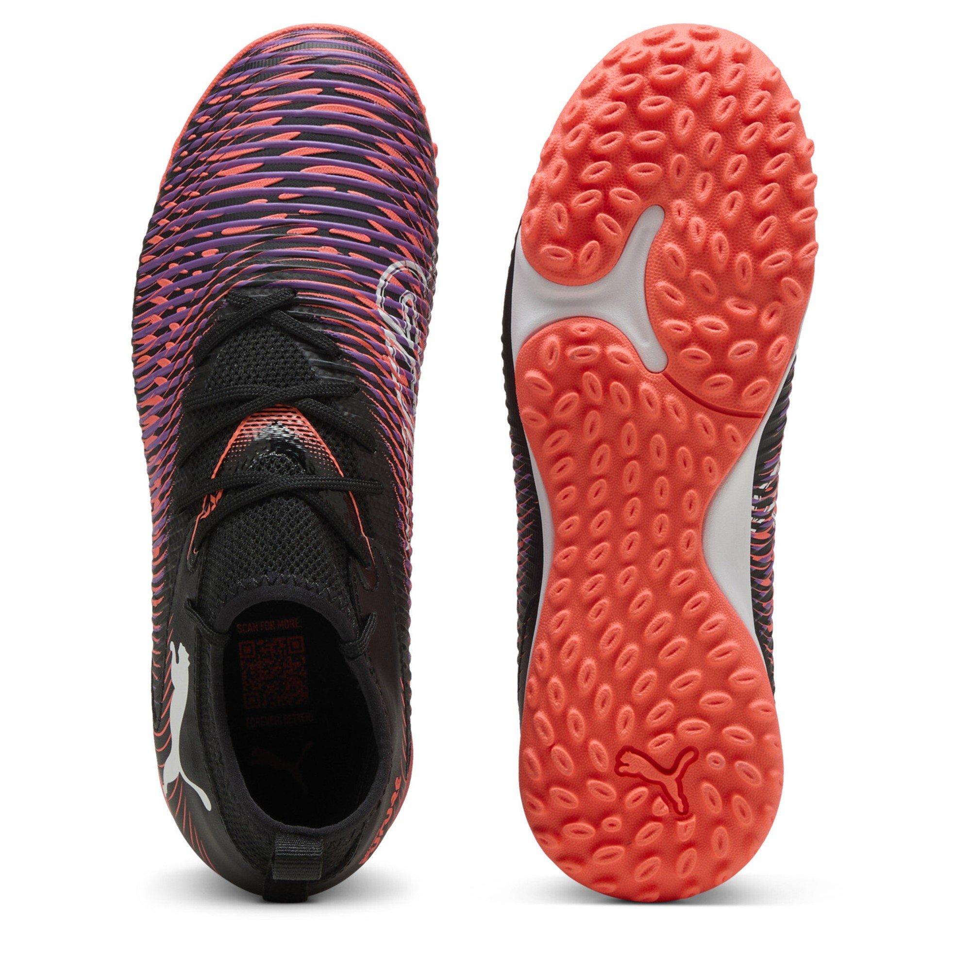 Black-Wh - Puma - Unisex Kids' Future 8 Match TT Mid Astro Turf Football Boots - 3