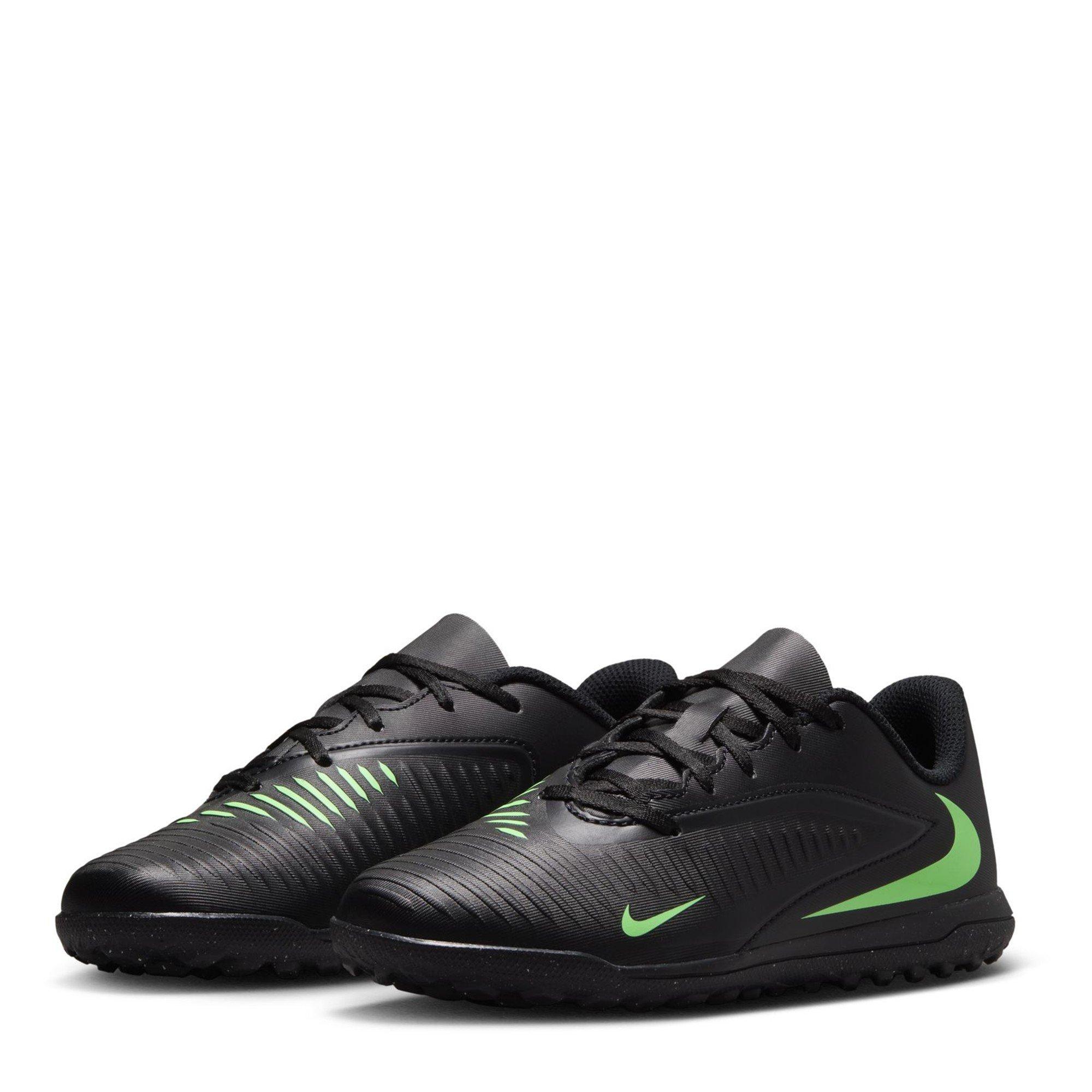 Schwarz/Grün - Nike - Kids' Astro Turf Football Boots - 4
