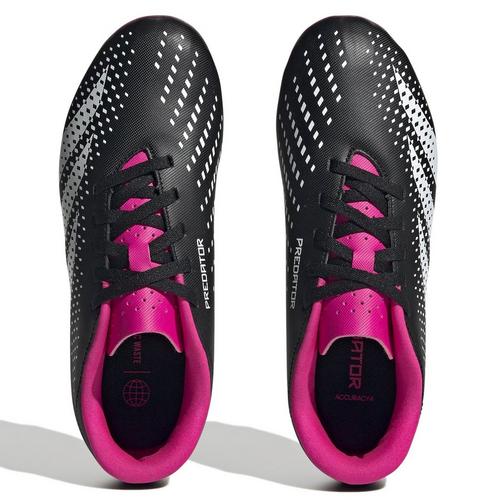 CBlk/Wht/Pink 2 - adidas - Predator Accuracy 4 Juniors Firm Ground Football Boots - 3
