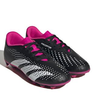 CBlk/Wht/Pink 2 - adidas - Predator Accuracy 4 Juniors Firm Ground Football Boots - 5