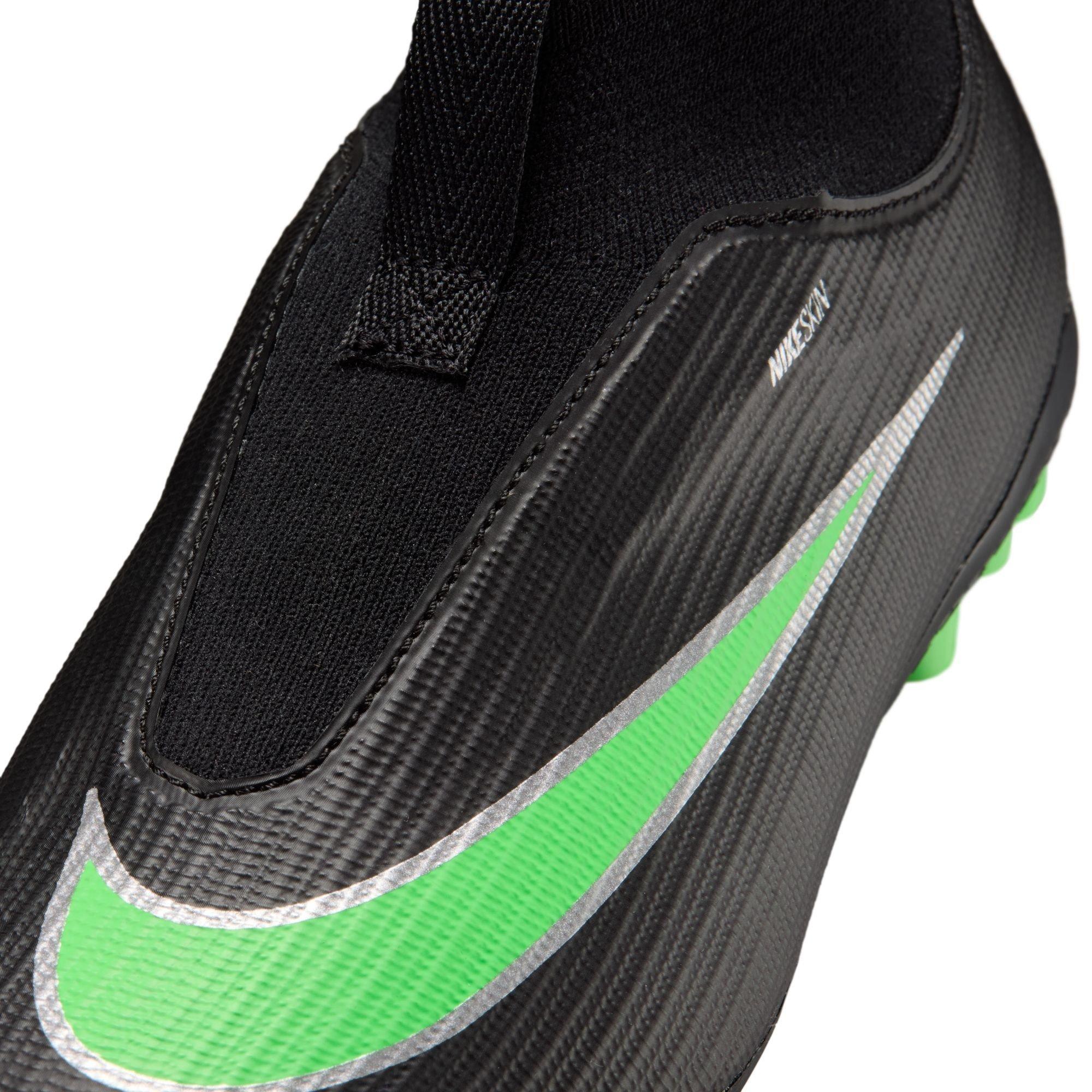 Black/Green - Nike - Kids' Mercurial Astro Turf Football Boot - 7