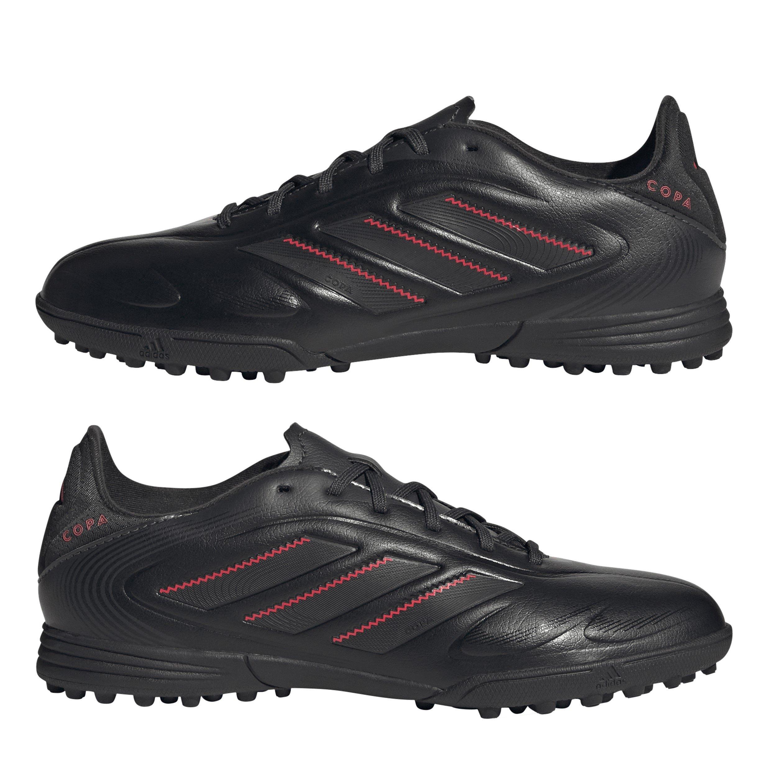 Nero/Carbone/Rosso - adidas - Kids' Copa Pure Astro Turf Football Boots - 9