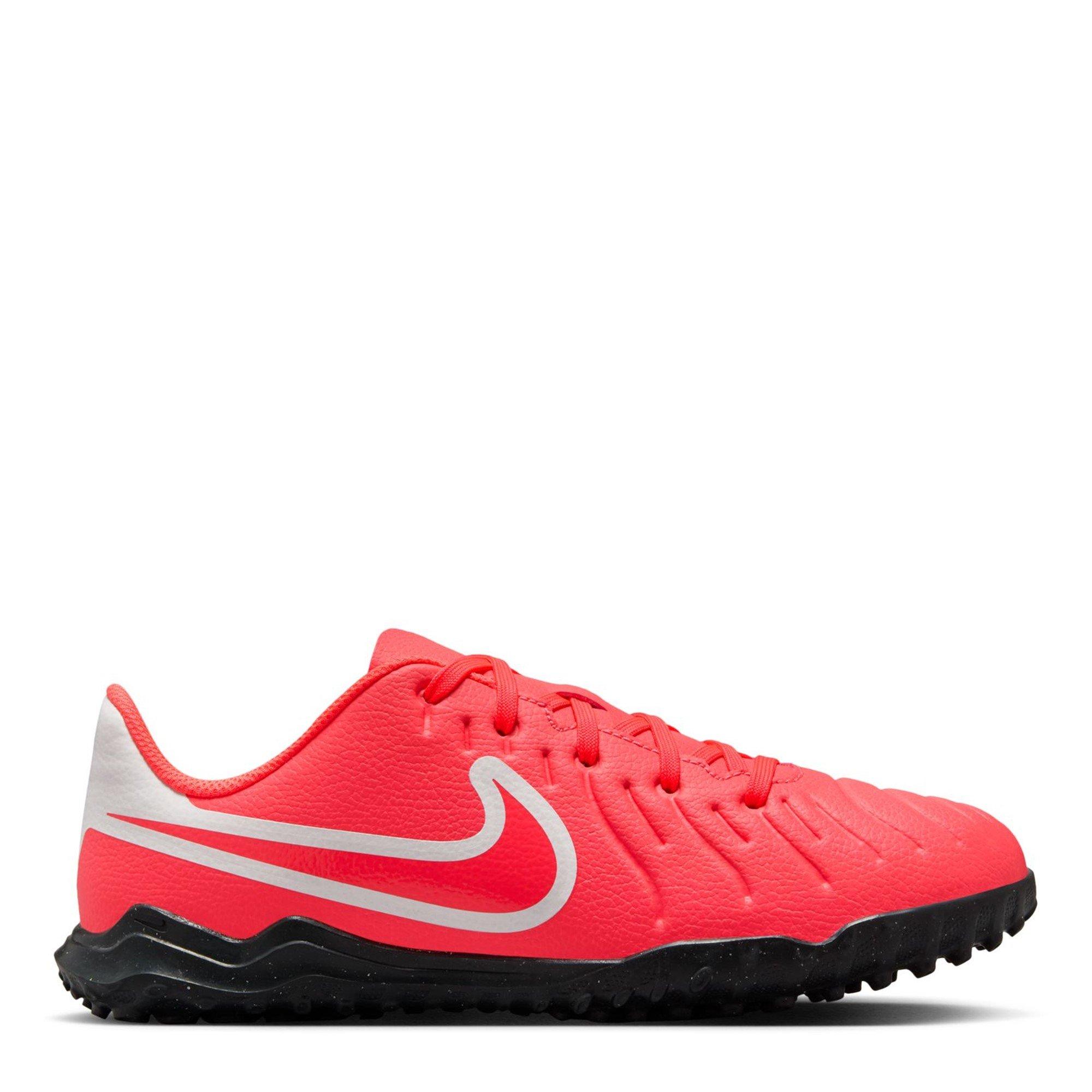 Red/White - Nike - Tiempo Legend 10 Club Juniors Astro Turf Football Boots - 1