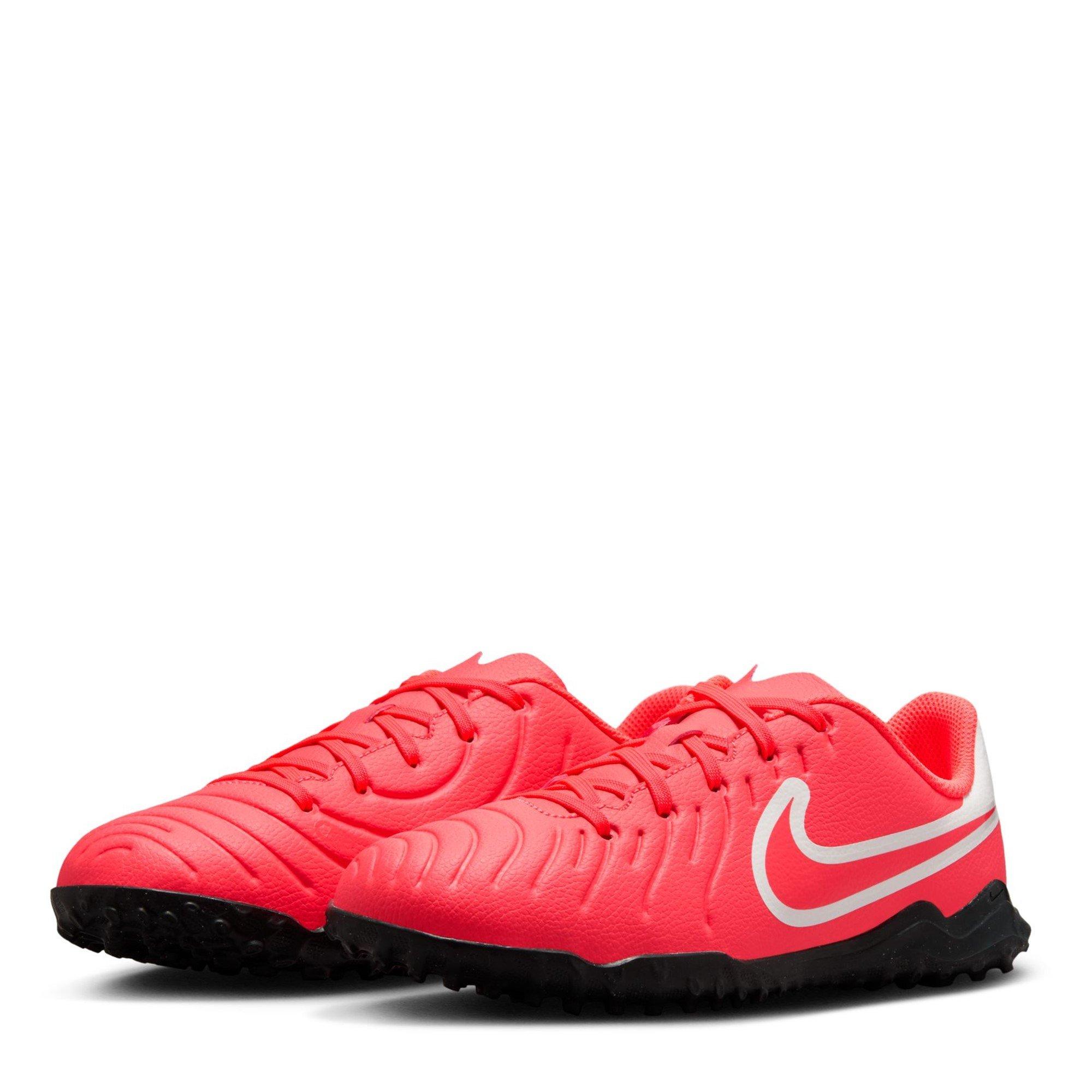 Vermelho/Branco - Nike - Tiempo Legend 10 Club Juniors Astro Turf Football Boots - 4