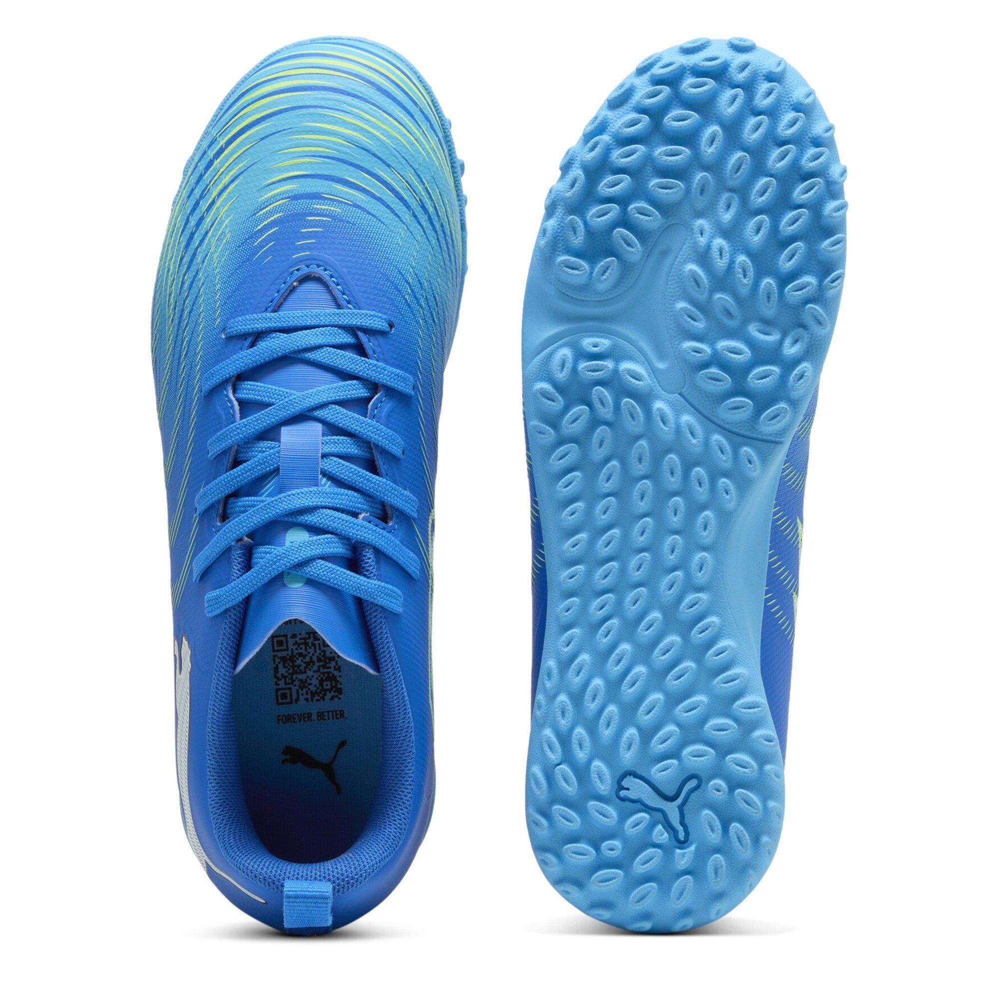 Blue/White - Puma - Kids PUMA Future 9 Play Astro Turf Football Boots - 3