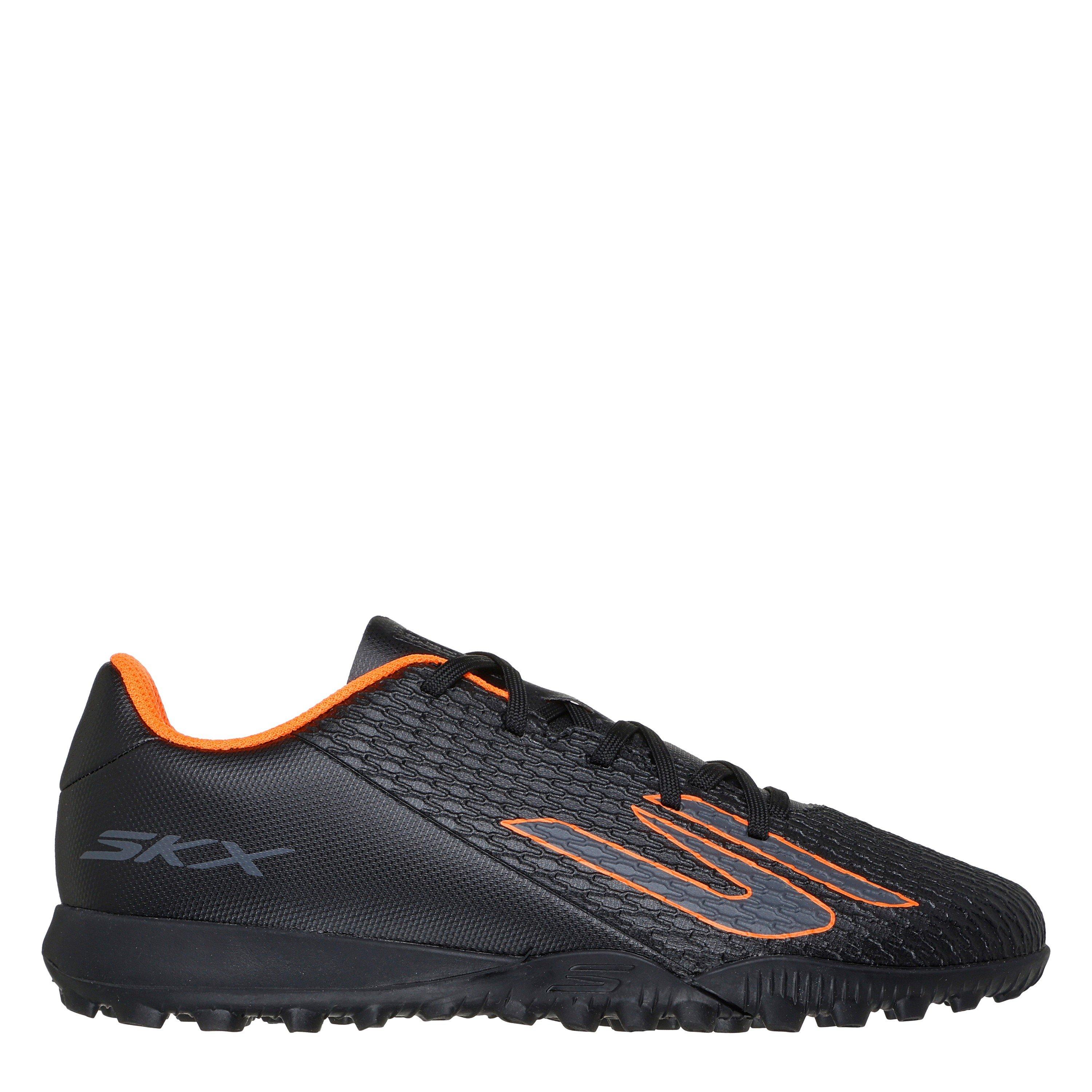 Skechers Boys Skx.1 Juniors Astro Turf Football Boots - Black/Orange - 1 (33.5)