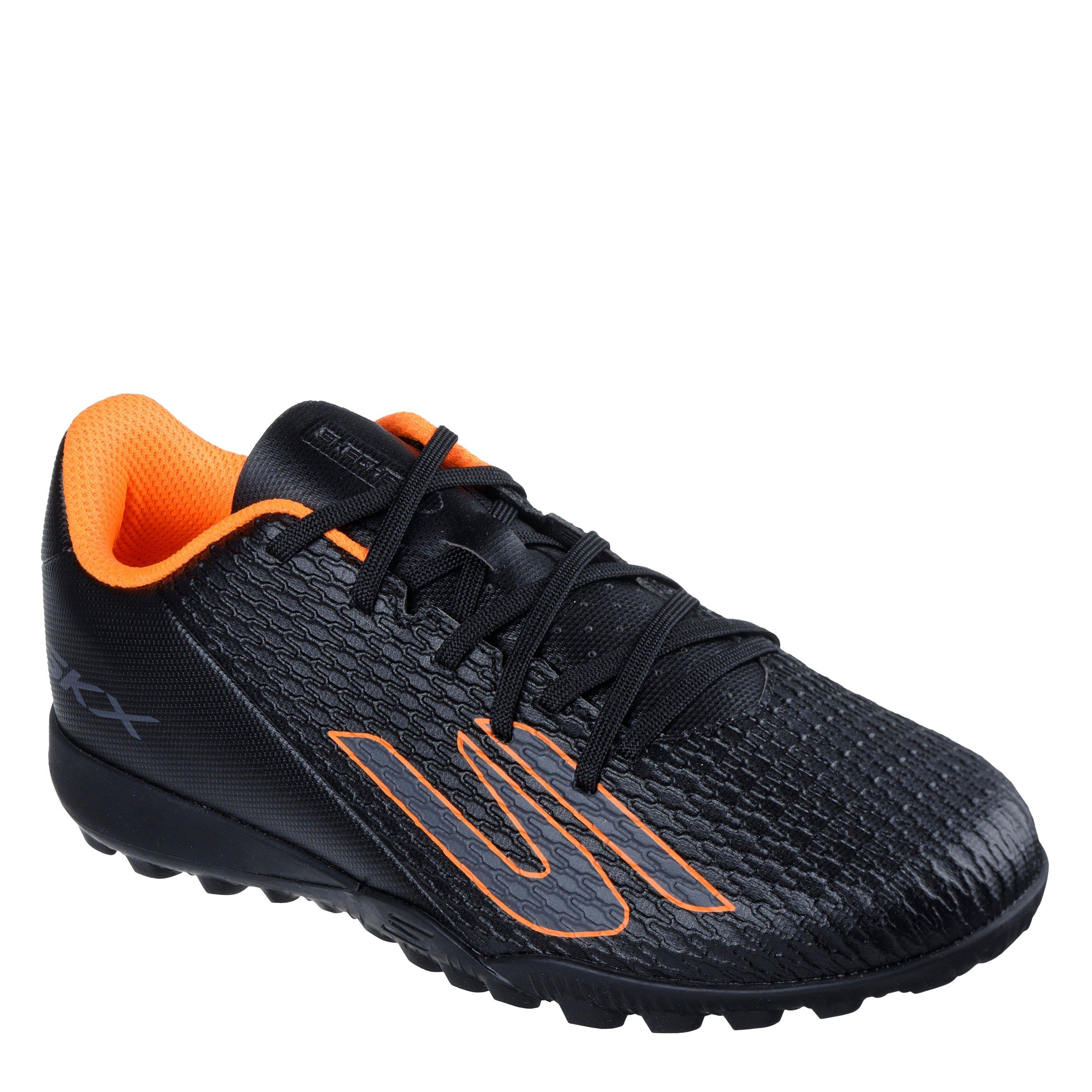 Zwart/Oranje - Skechers - SKX.1 Juniors Astro Turf Football Boots - 3