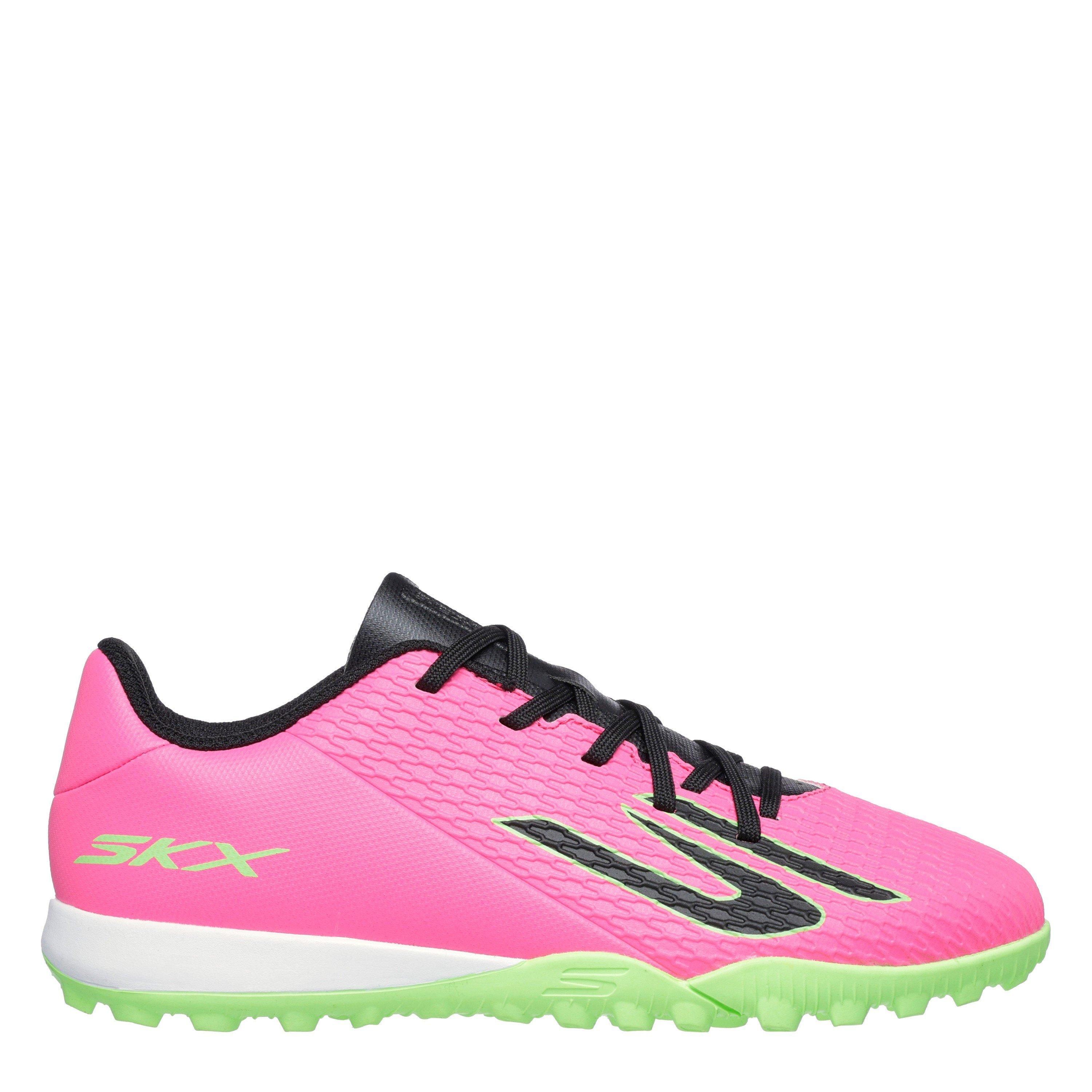 Skechers Boys Skx.1 Juniors Astro Turf Football Boots - Pink/Black - 2 (35)