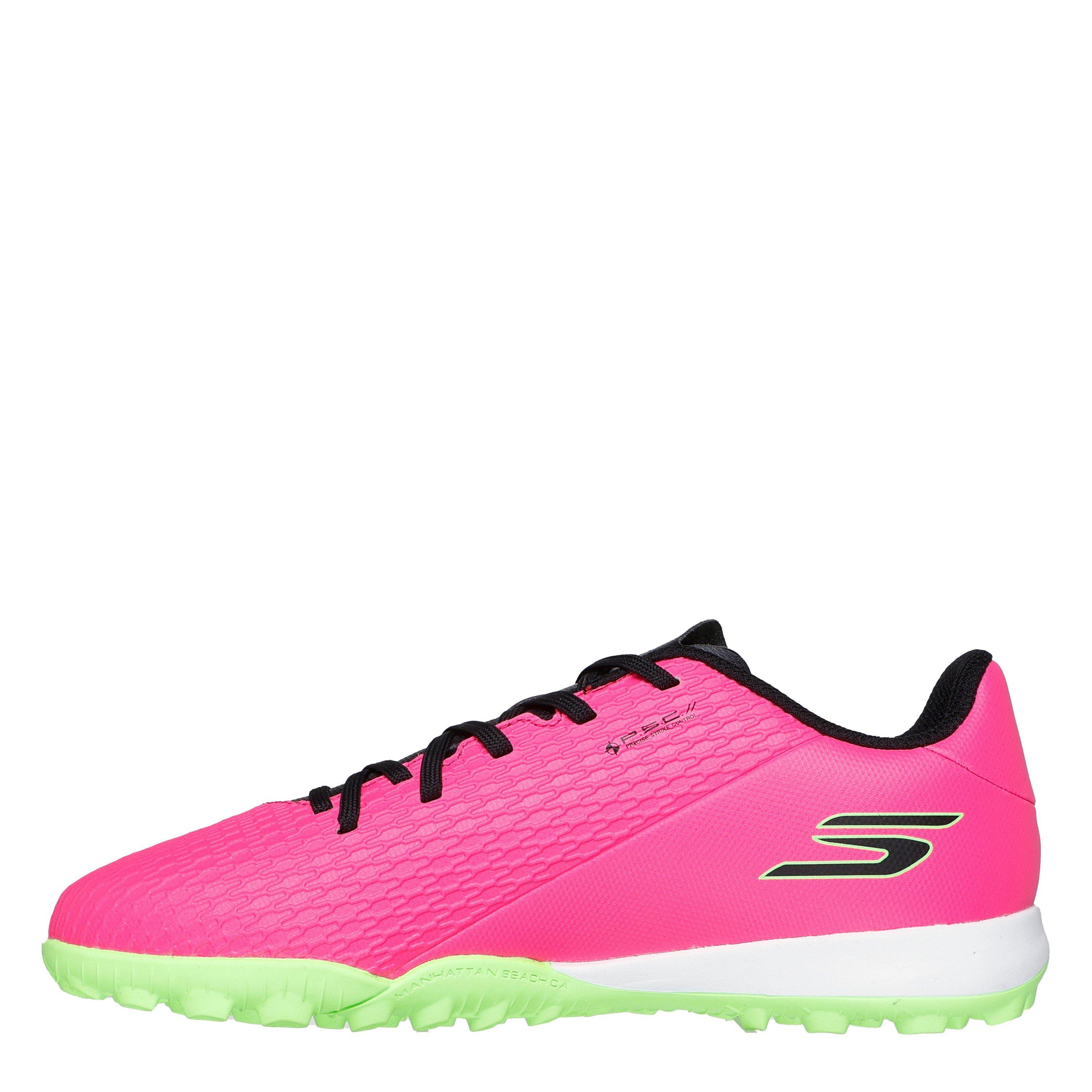 Pink/Black - Skechers - SKX.1 Juniors Astro Turf Football Boots - 2