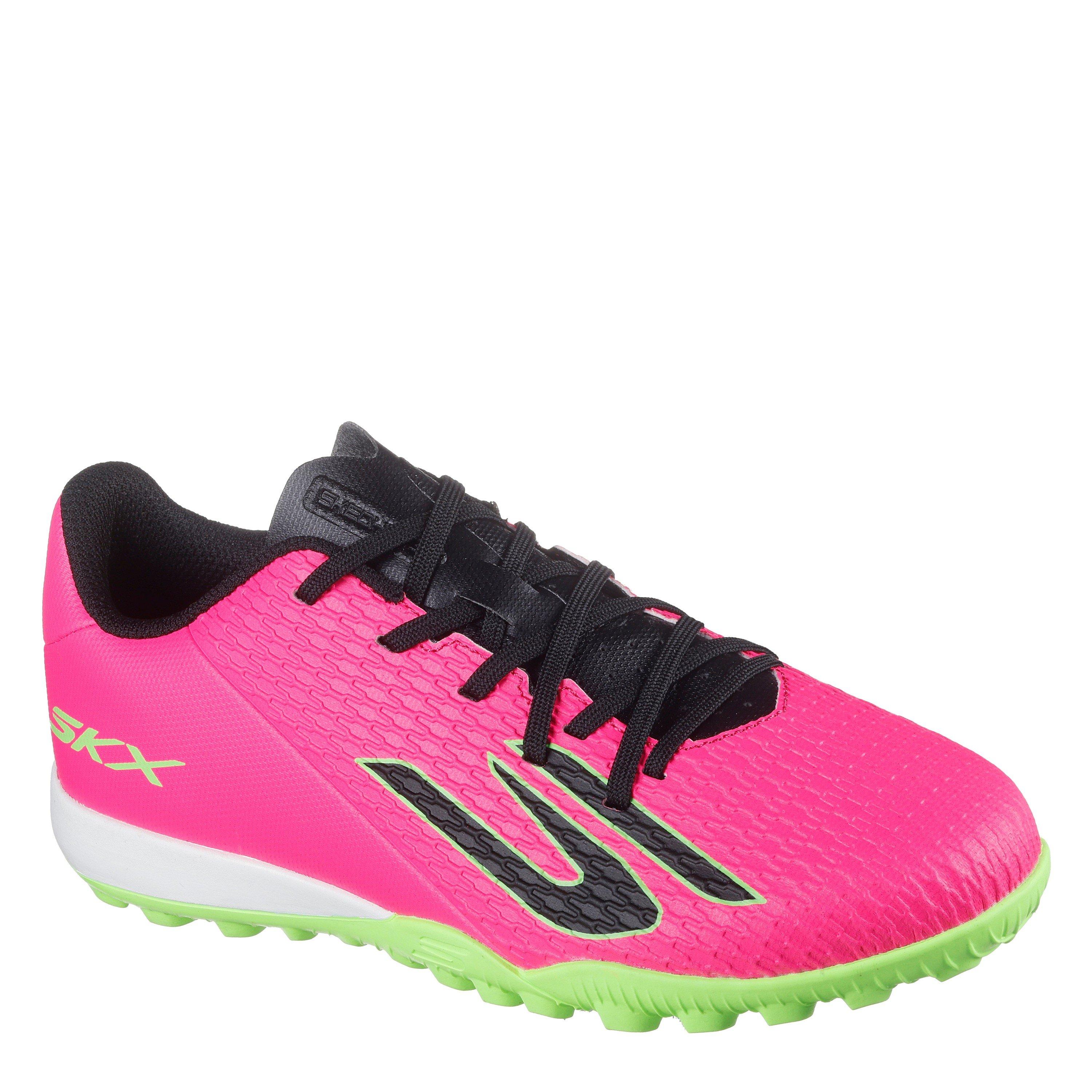 Pink/Black - Skechers - SKX.1 Juniors Astro Turf Football Boots - 3