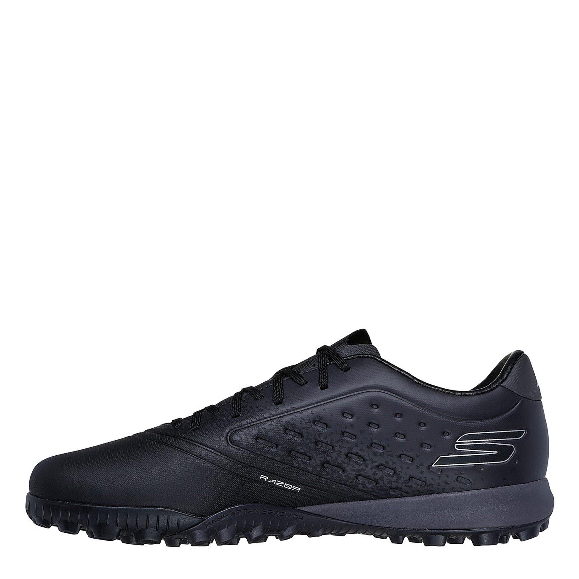 Black - Skechers - Razor Juniors Astro Turf Football Boots - 2