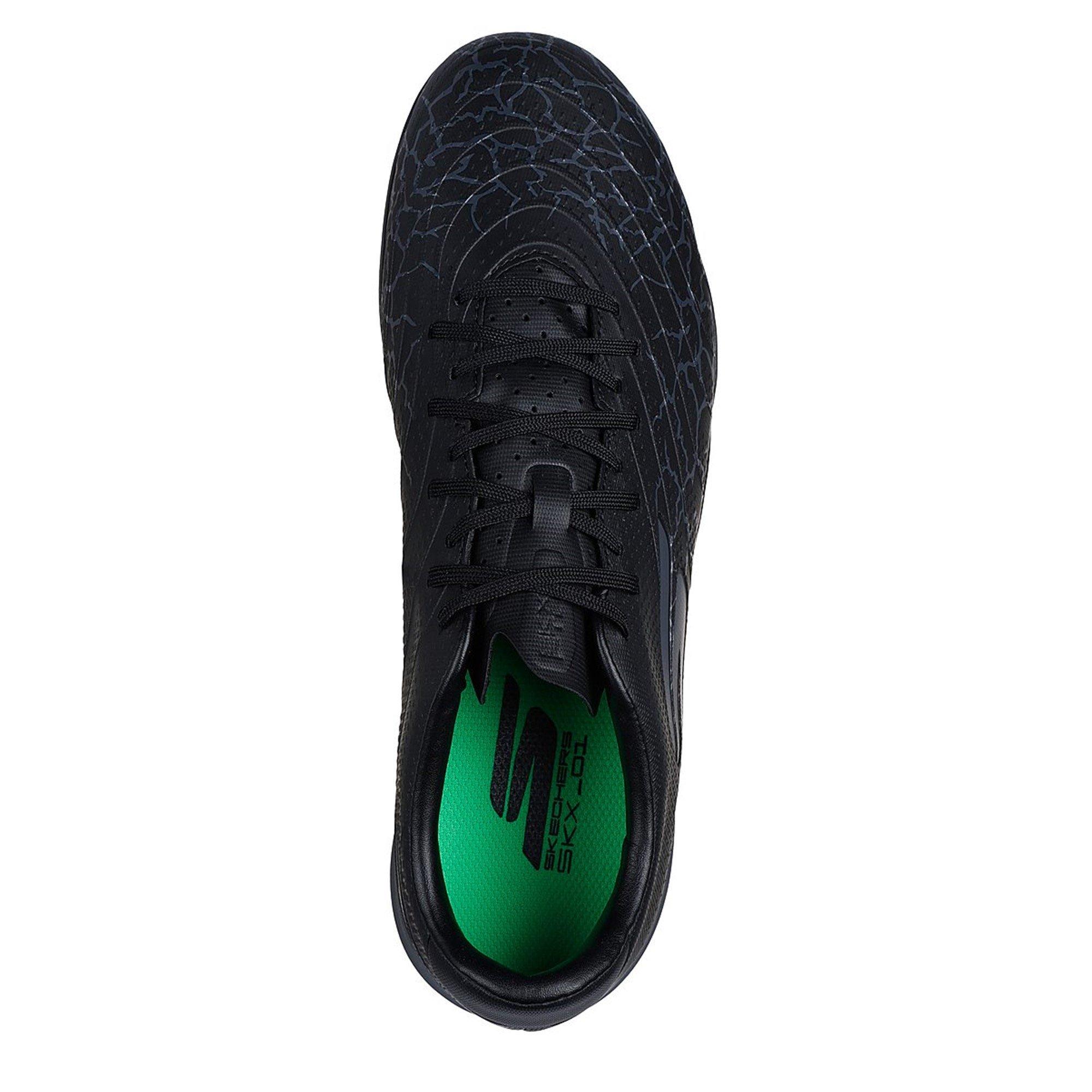 Black - Skechers - SKX 01 Gold Astro Turf Football Boots Juniors - 5