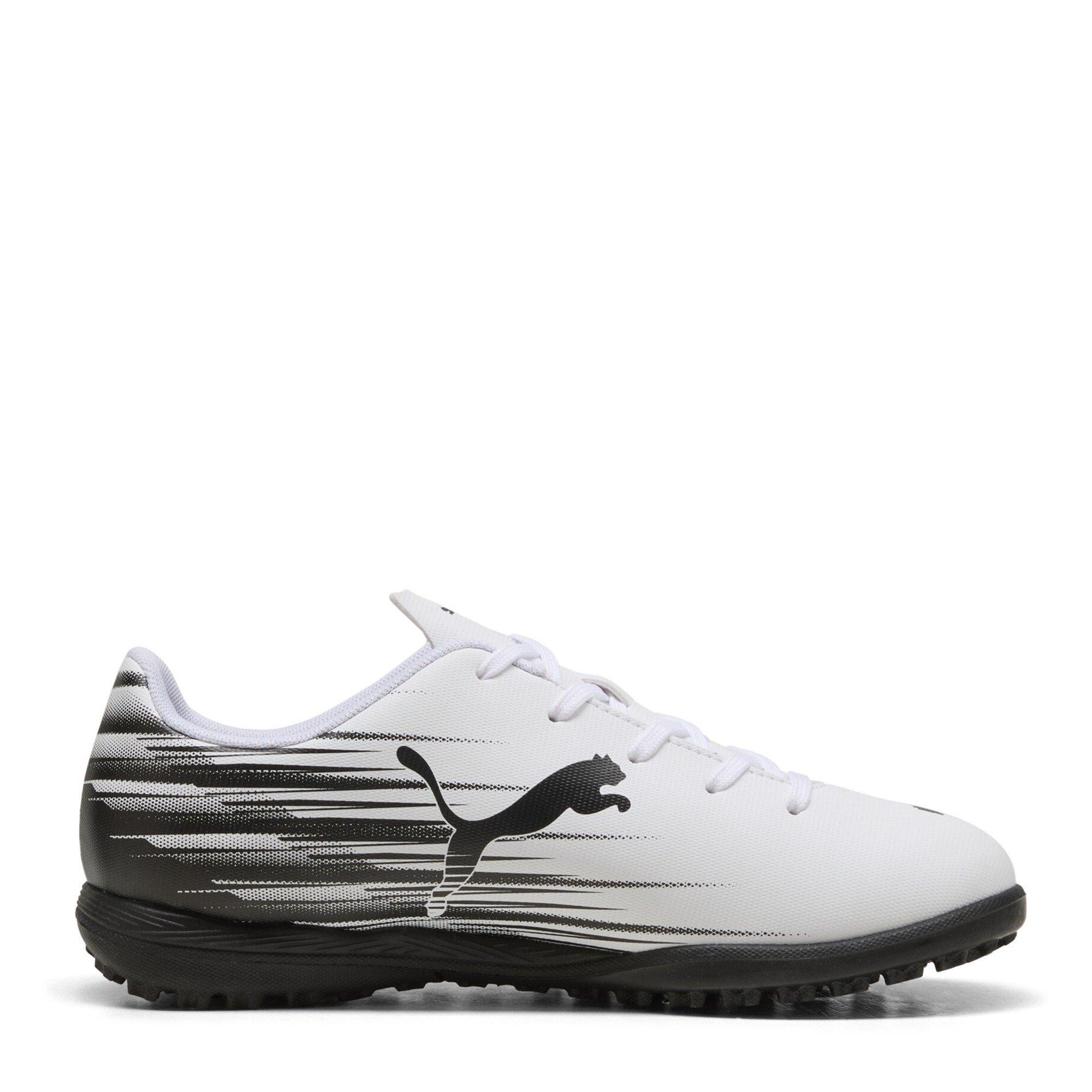 White-Bl - Puma - Kids' Attacanto II TT Astro Turf Football Boots - 4