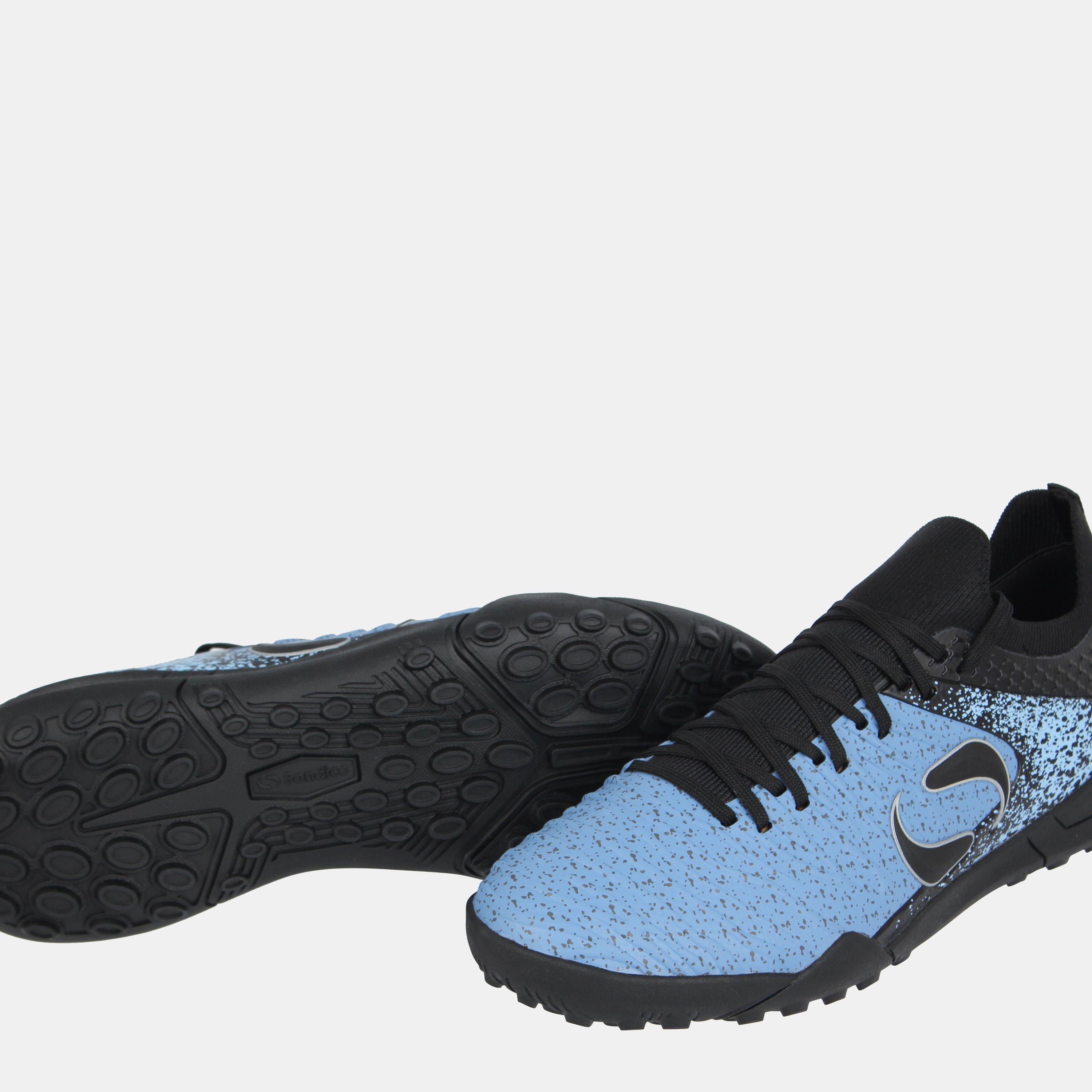 Black/Blue - Sondico - Blaze Junior Astro Turf Trainers - 3