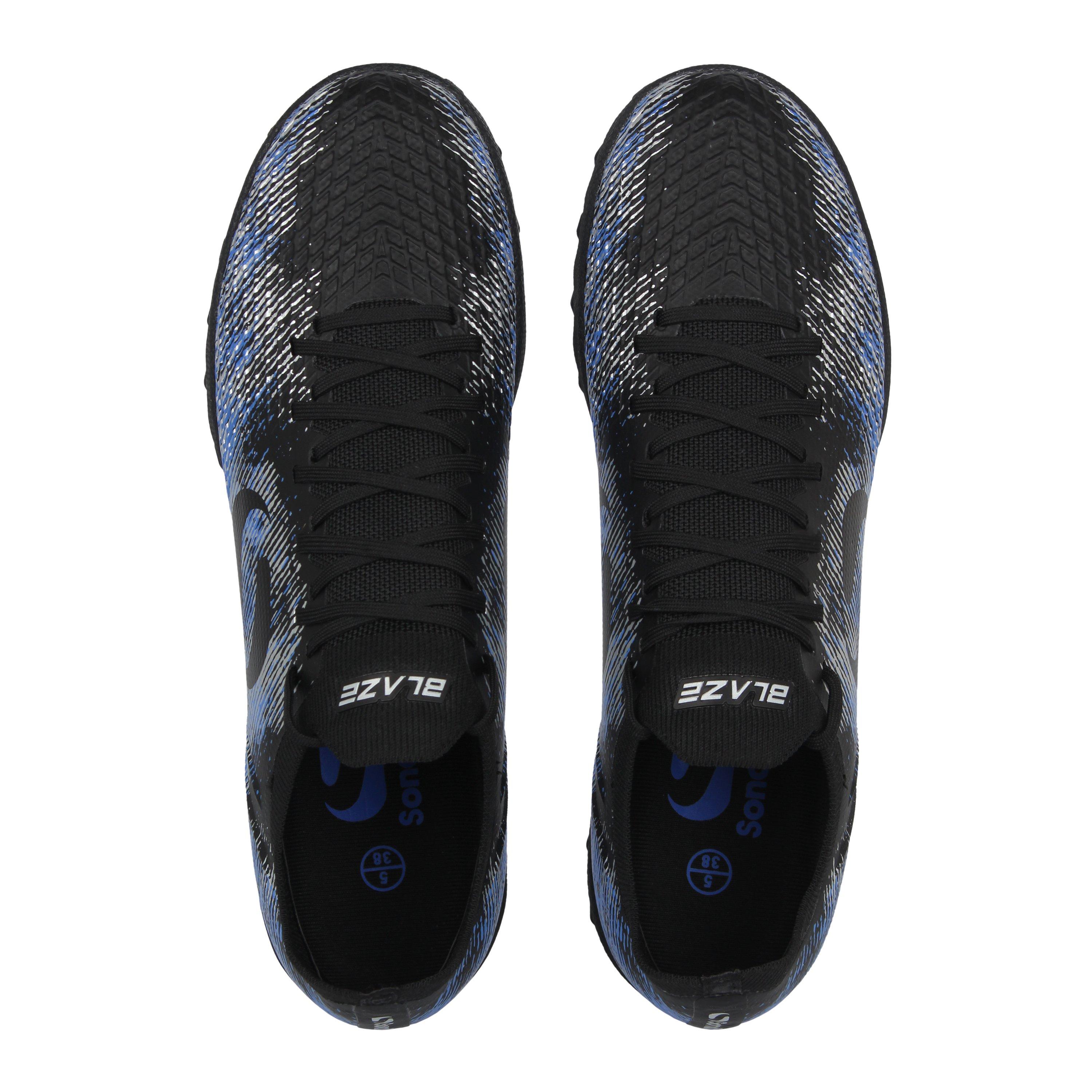 Black/Blue - Sondico - Blaze Junior Astro Turf Trainers - 6