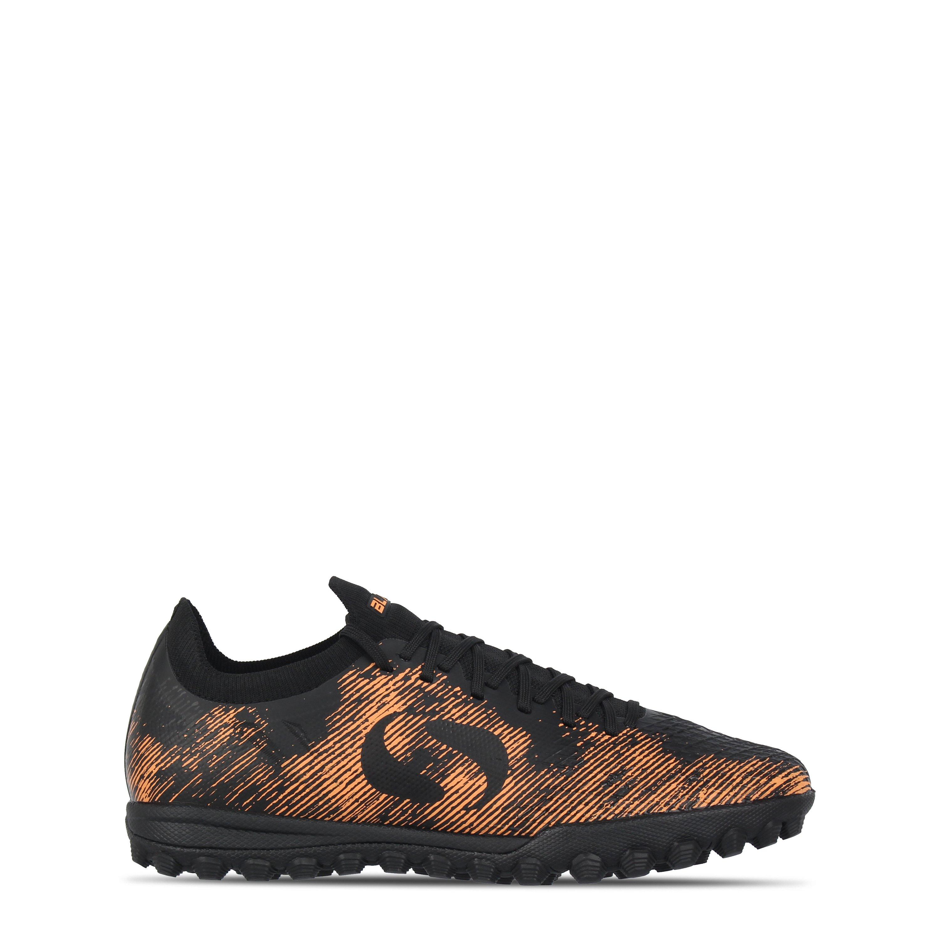 Sondico Boys Blaze Junior Astro Turf Trainers - Black/Orange - 5.5 (38.5)