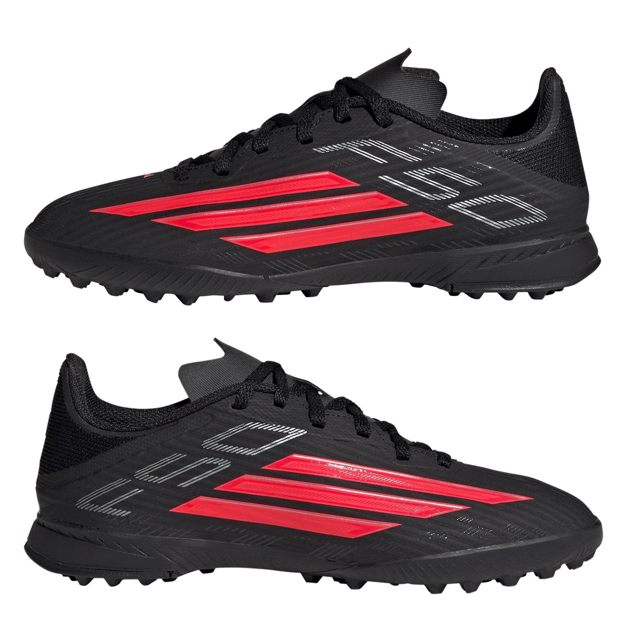 Schwarz/Rot/Schwarz - adidas - F50 League Junior Astro Turf Football Boots - 9