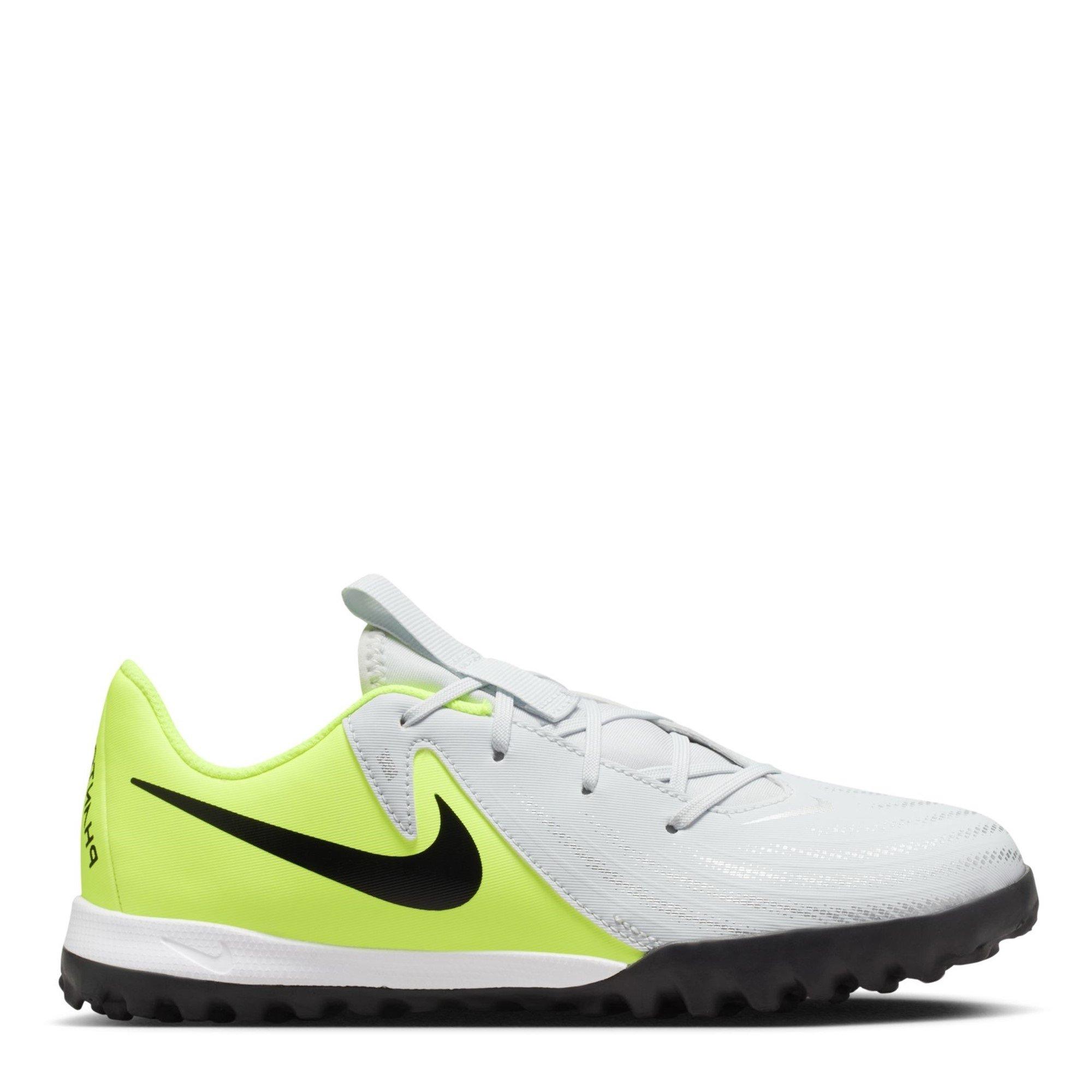 Silver/Volt - Nike - Phantom GX II Academy Juniors Astro Turf Football Boots - 1