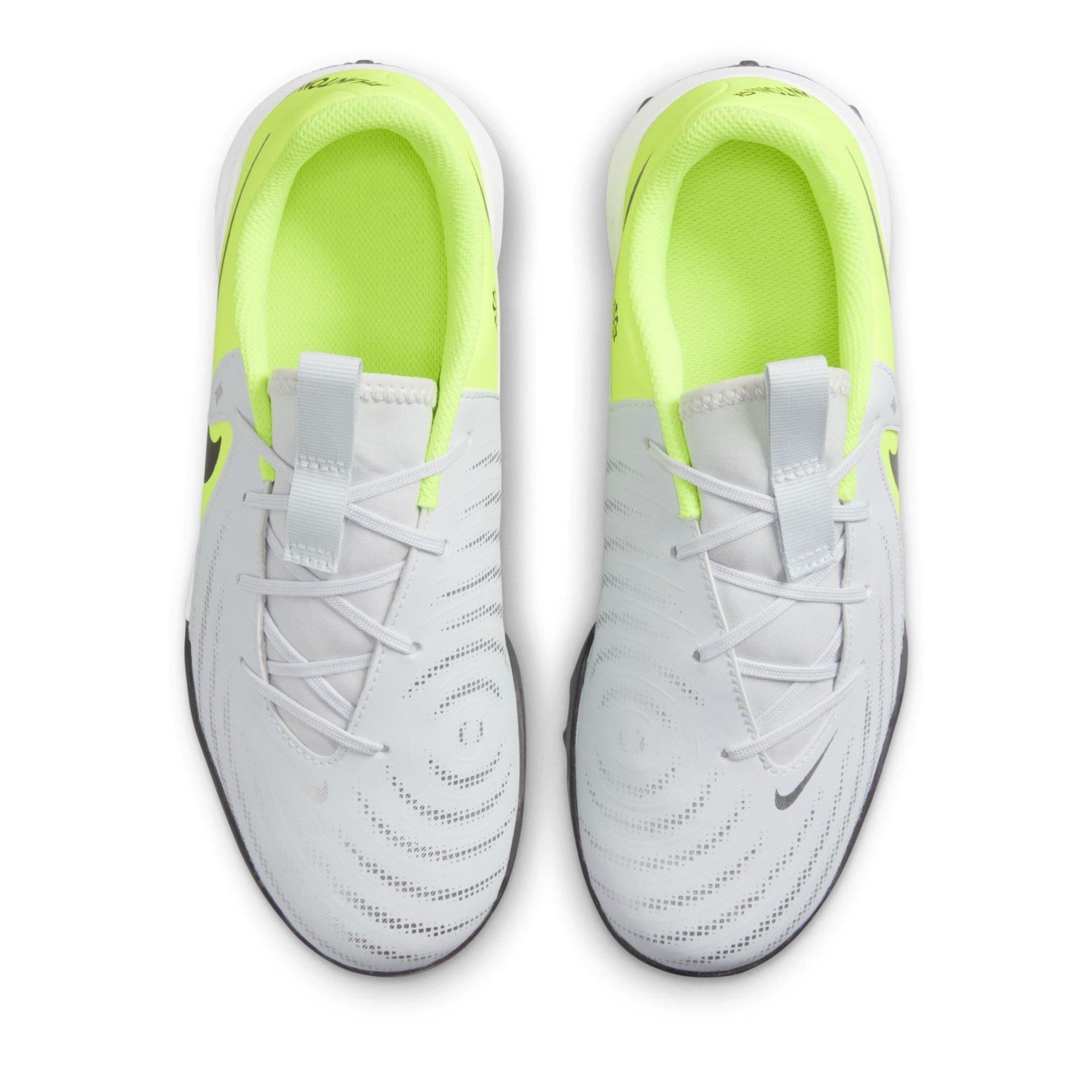 Zilver/Volt - Nike - Phantom GX II Academy Juniors Astro Turf Football Boots - 5