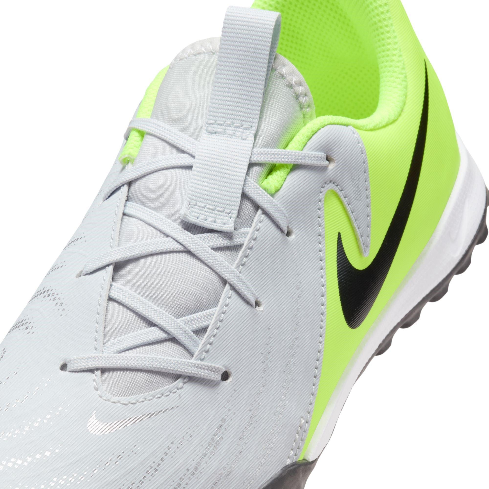 Zilver/Volt - Nike - Phantom GX II Academy Juniors Astro Turf Football Boots - 7