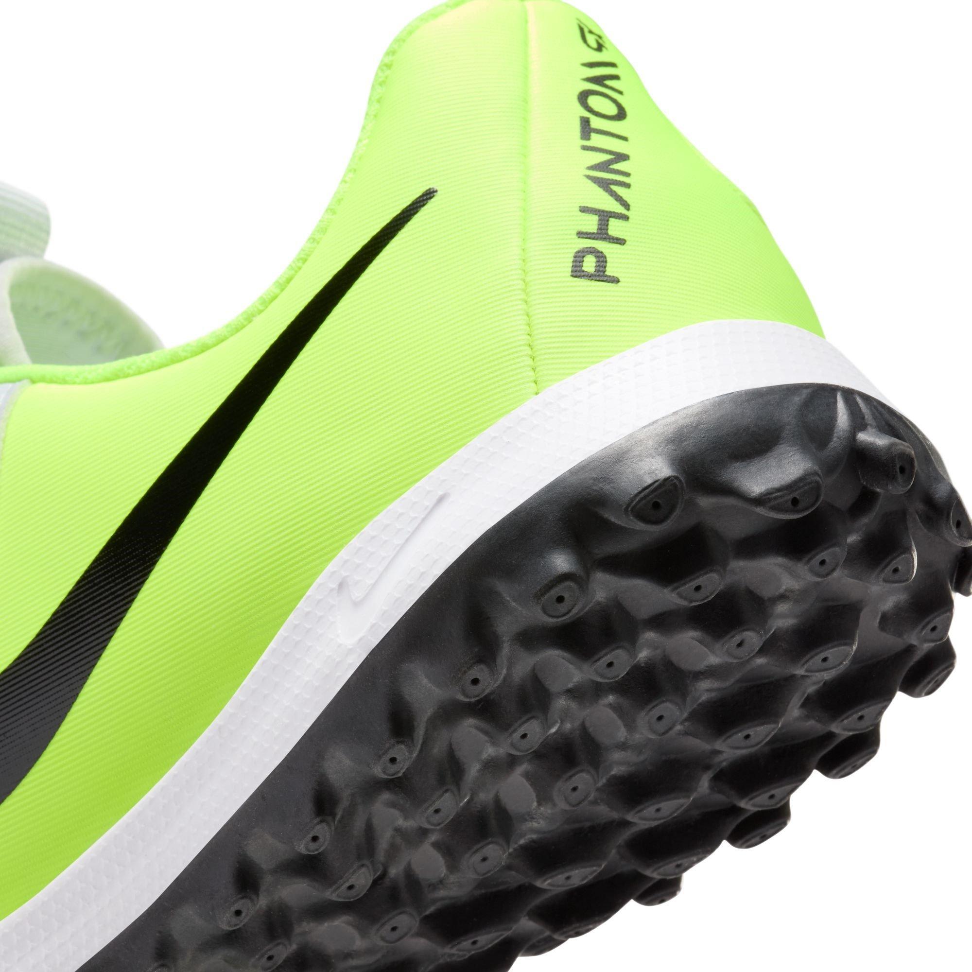Zilver/Volt - Nike - Phantom GX II Academy Juniors Astro Turf Football Boots - 8