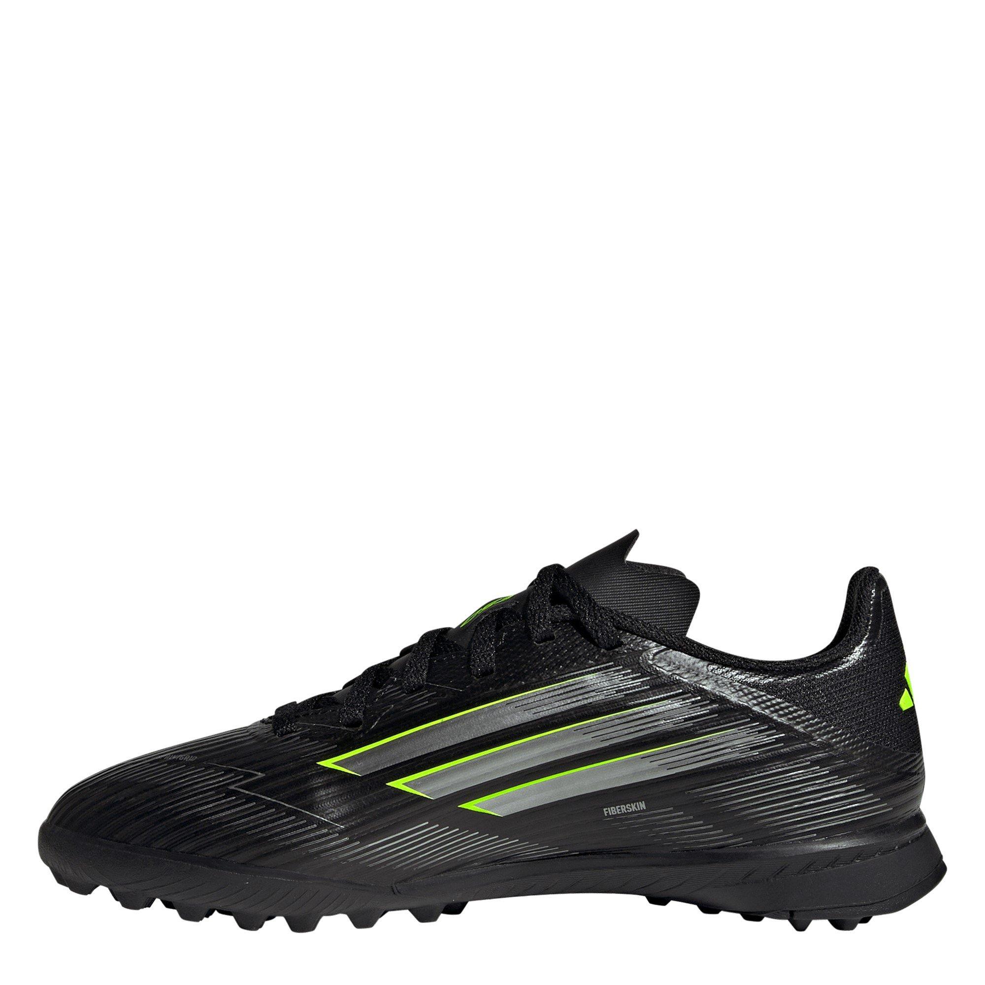 Black/Lemon - adidas - F50 League Juniors Astro Turf Football Boots - 2