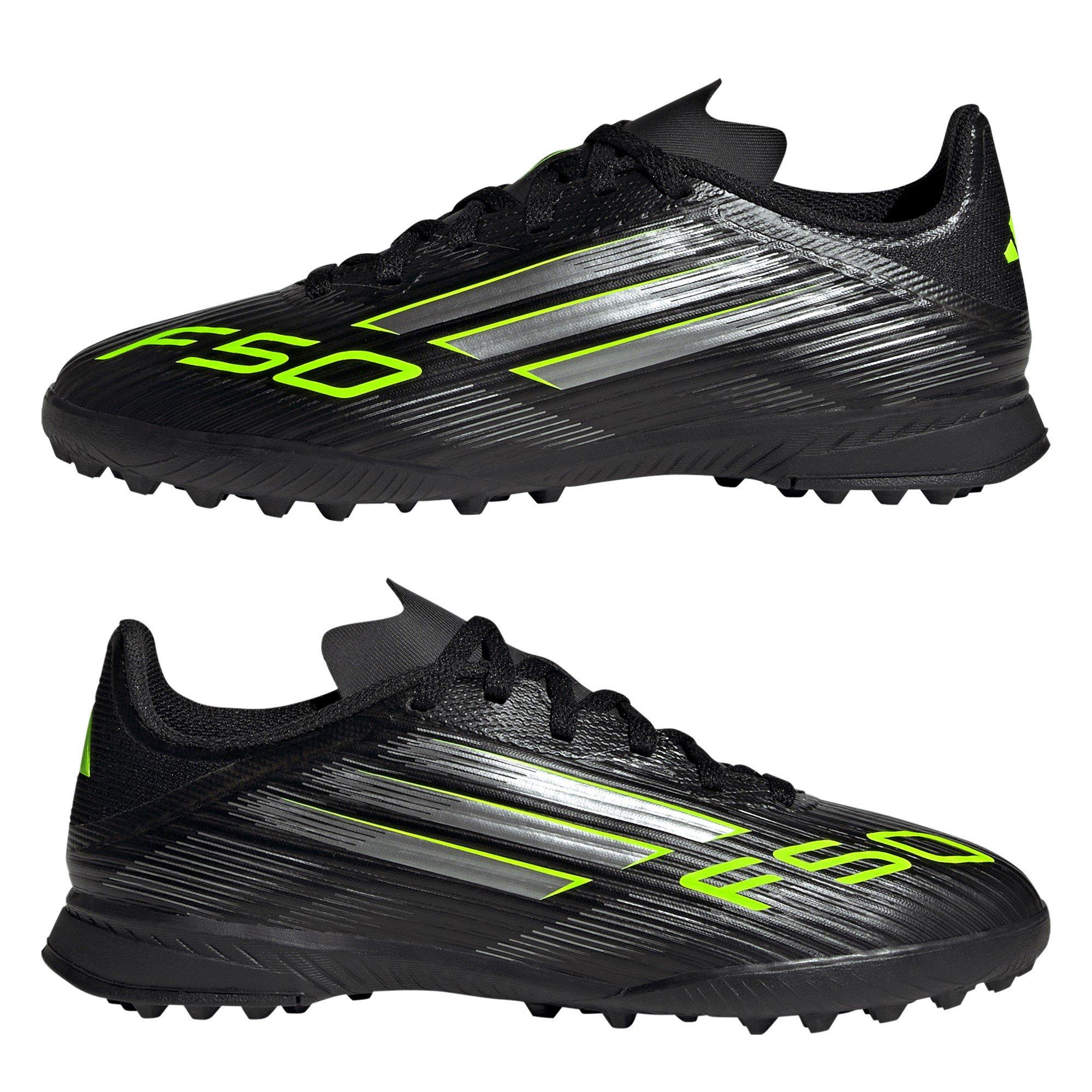Black/Lemon - adidas - F50 League Juniors Astro Turf Football Boots - 9