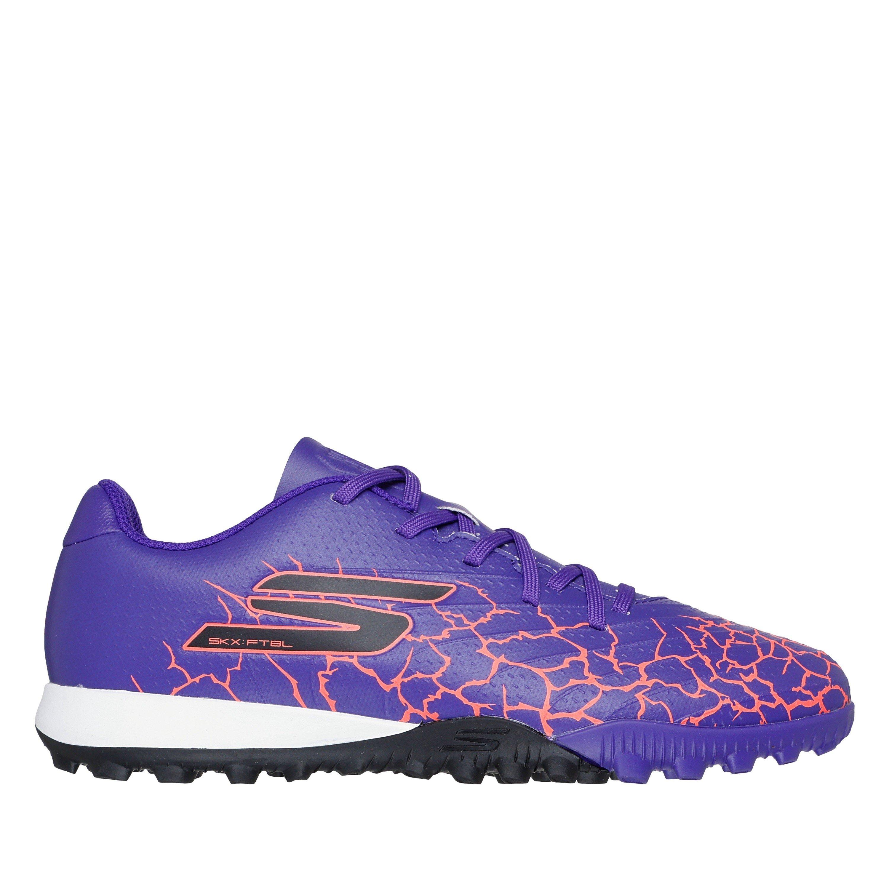 Skechers Boys Skx 01 Academy Juniors Astro Turf Football Boots - Purple - 4 (37)