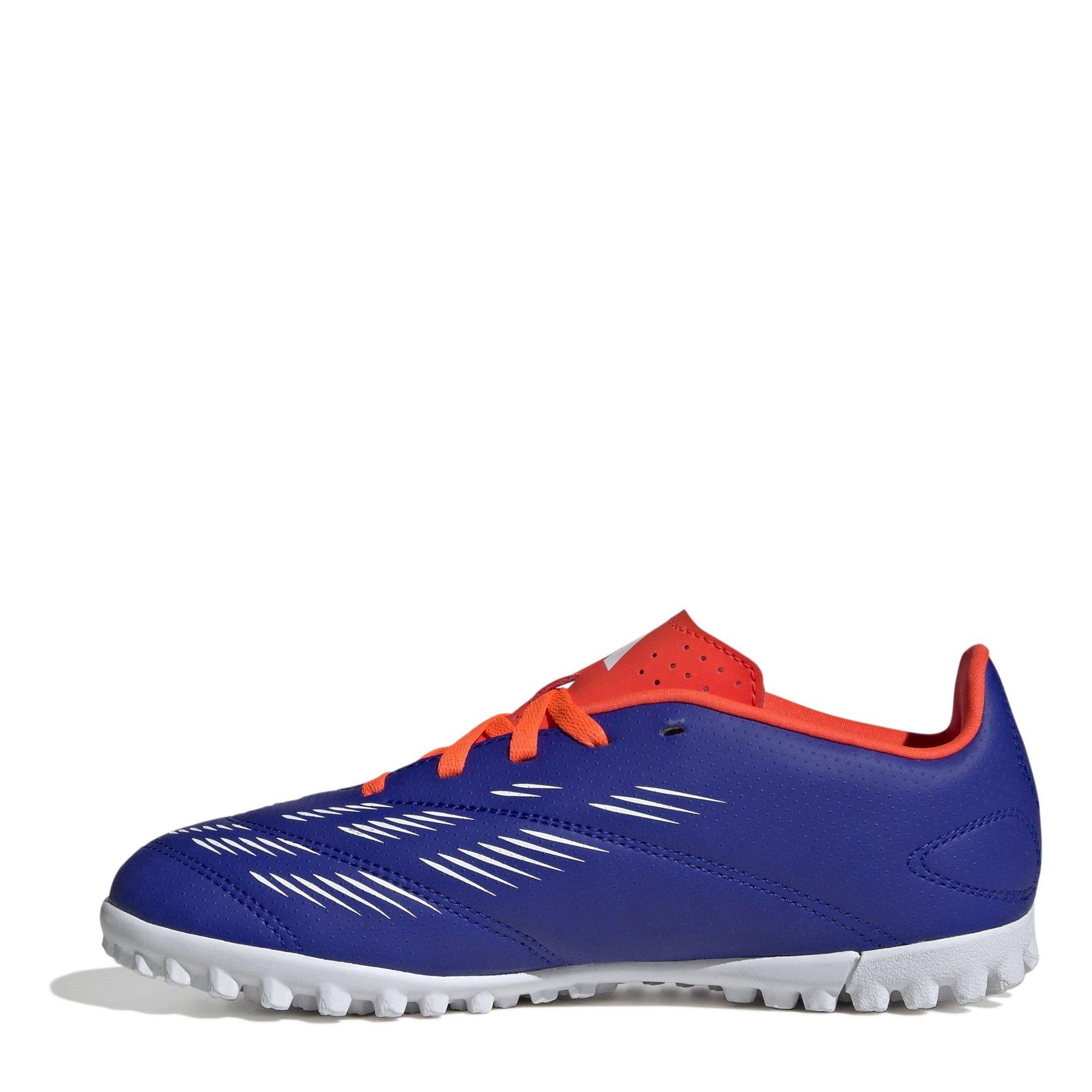 Blue/Wht/Red - adidas - Predator 24 Club Junior Astro Turf Football Boots - 2