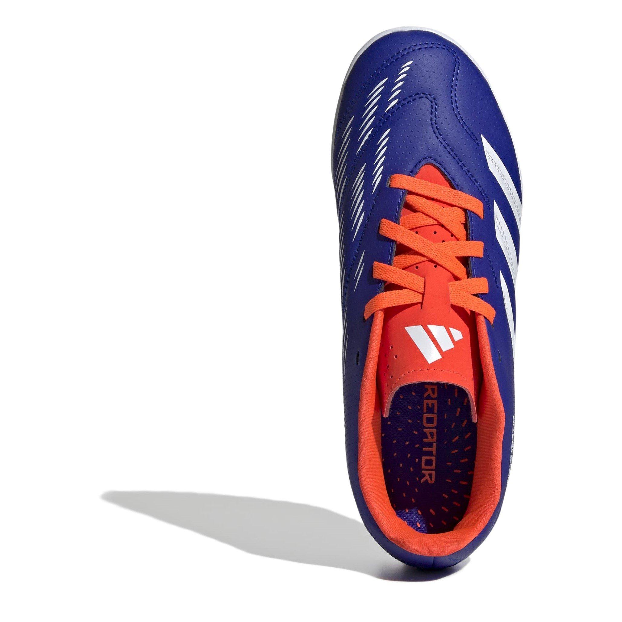 Blue/Wht/Red - adidas - Predator 24 Club Junior Astro Turf Football Boots - 5