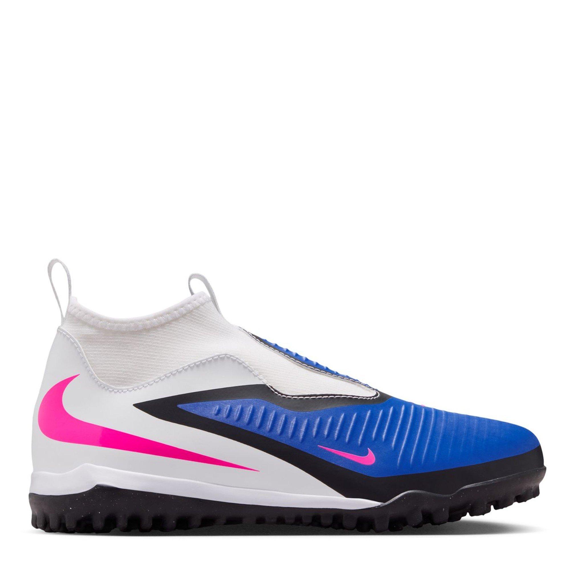 Azul/Branco/Rosa - Nike - Phantom 6 High Academy Juniors Astro Turf Football Boots - 1