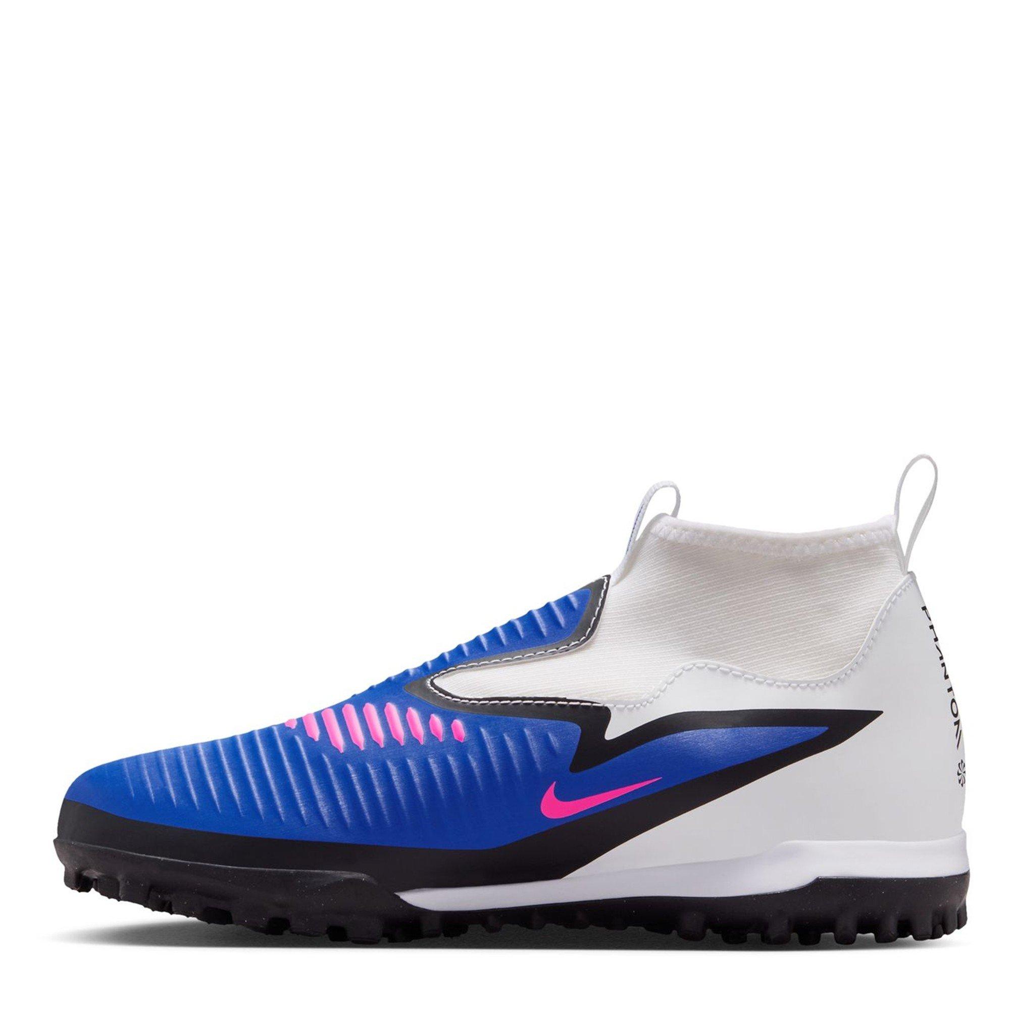 Azul/Branco/Rosa - Nike - Phantom 6 High Academy Juniors Astro Turf Football Boots - 2