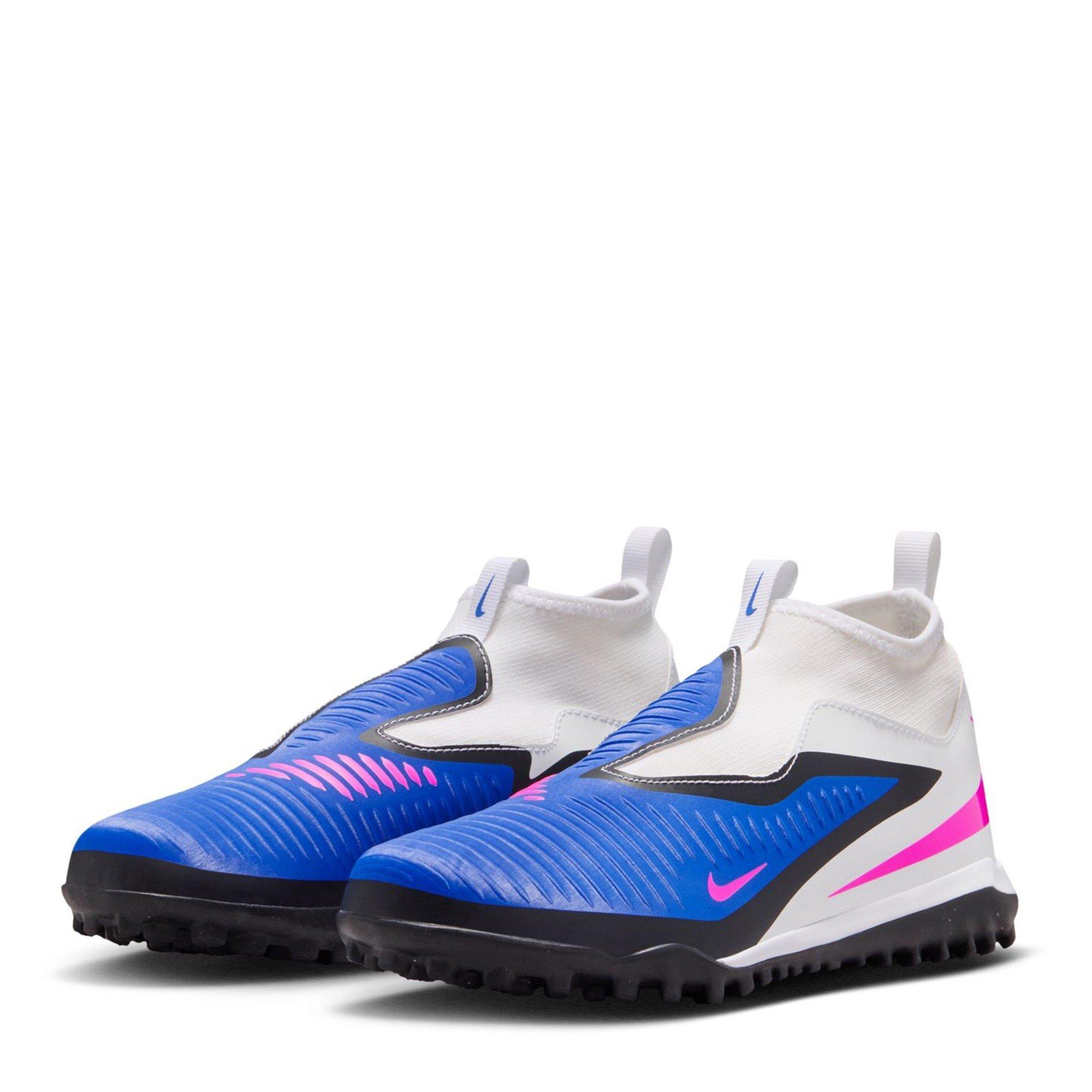 Azul/Branco/Rosa - Nike - Phantom 6 High Academy Juniors Astro Turf Football Boots - 4