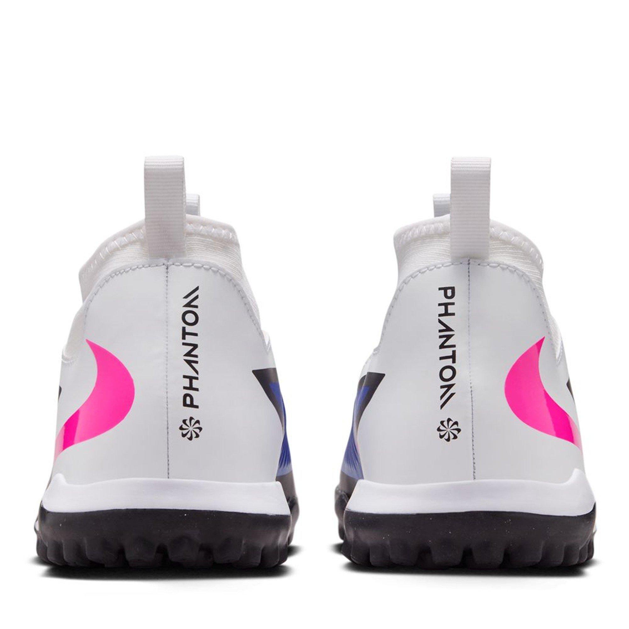 Azul/Branco/Rosa - Nike - Phantom 6 High Academy Juniors Astro Turf Football Boots - 5