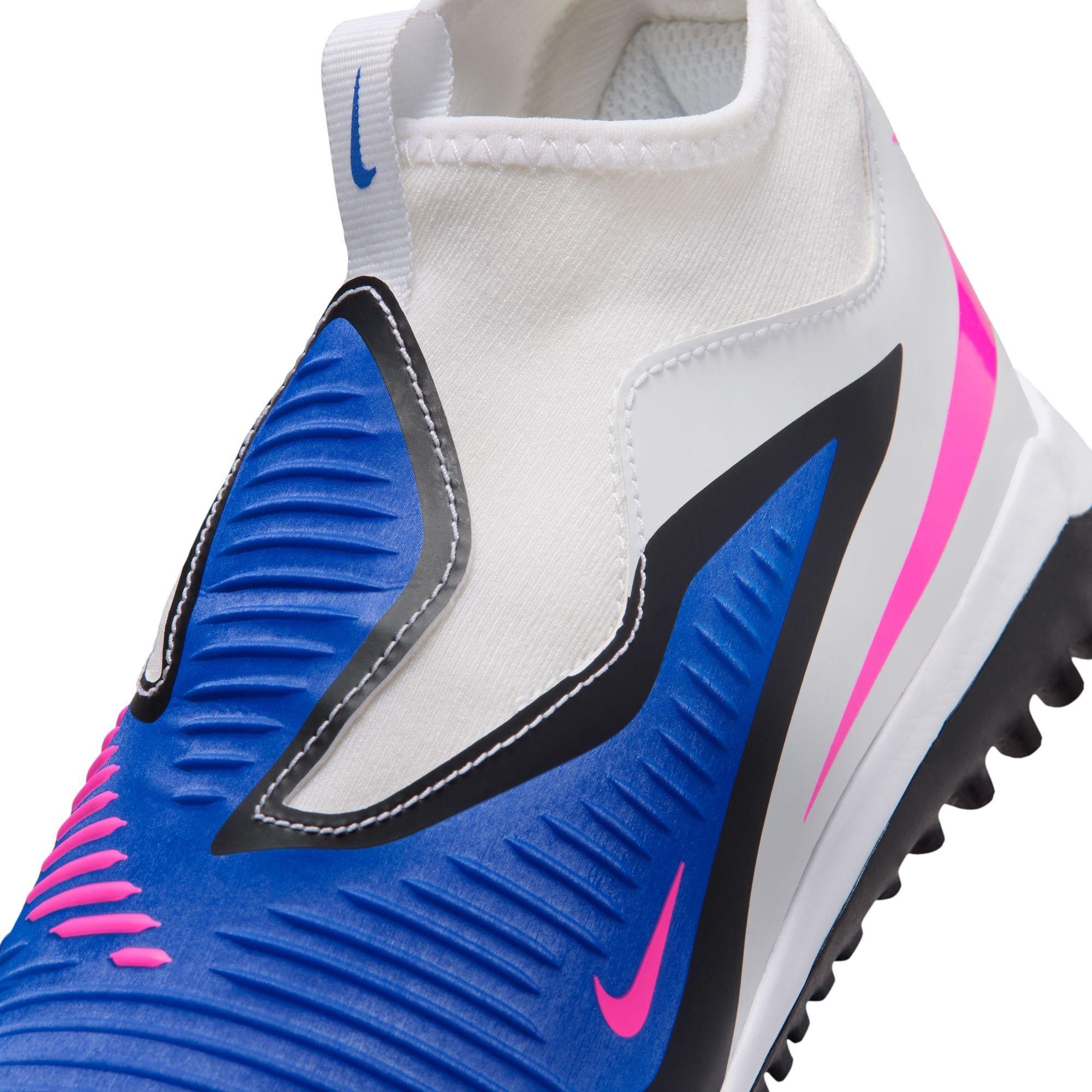 Azul/Branco/Rosa - Nike - Phantom 6 High Academy Juniors Astro Turf Football Boots - 7