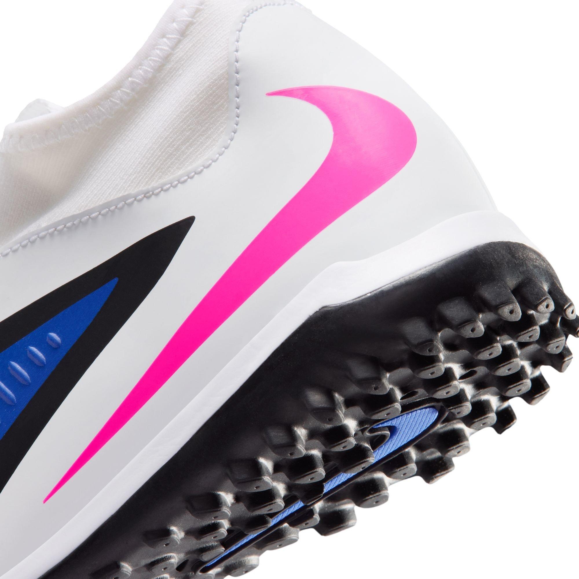 Azul/Branco/Rosa - Nike - Phantom 6 High Academy Juniors Astro Turf Football Boots - 8