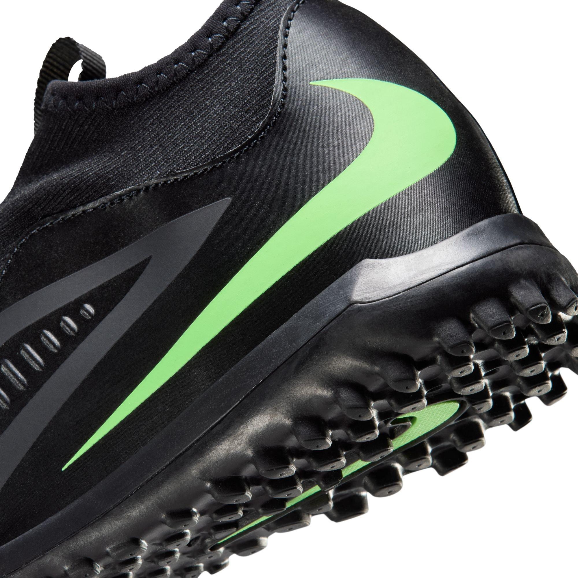 Schwarz/Grün - Nike - Phantom 6 High Academy Juniors Astro Turf Football Boots - 8