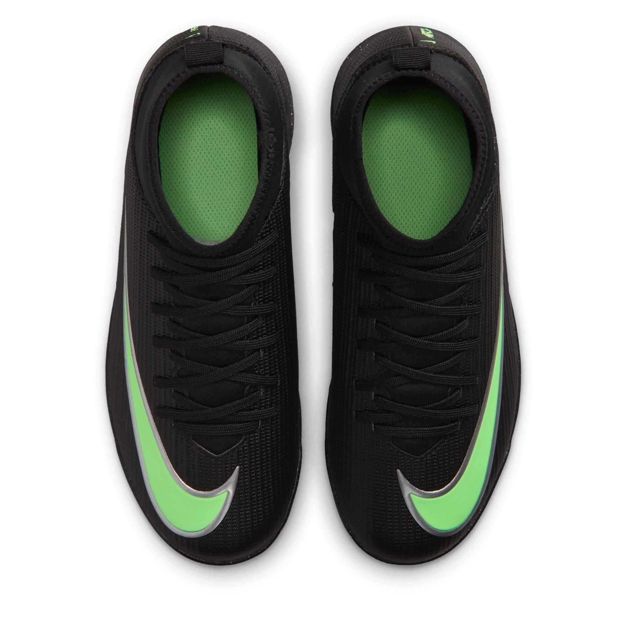 Black/Green - Nike - Kids' Mercurial Club Astro Turf Football Boot - 6