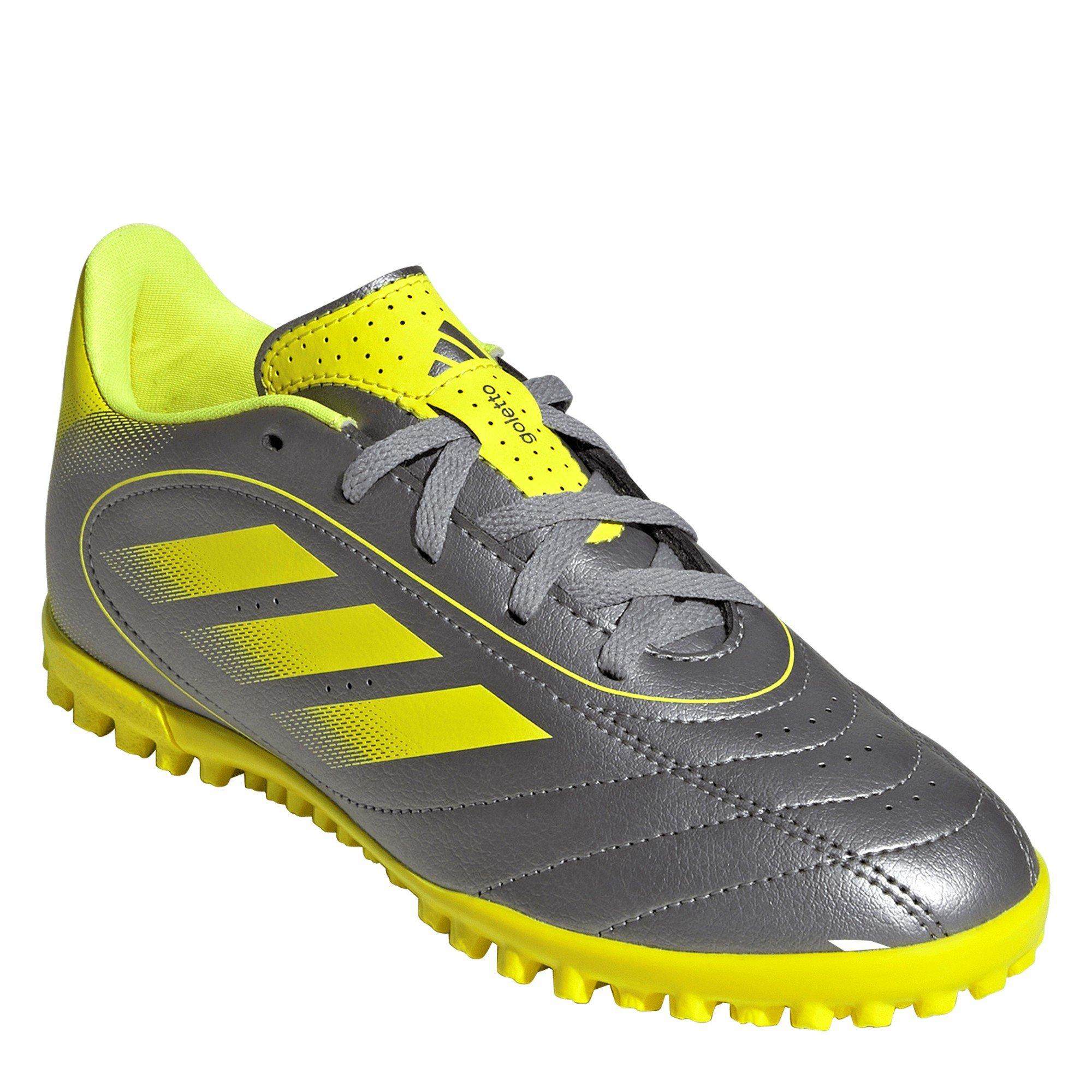 Iron/Solar Lemn - adidas - Goletto IX Club Juniors Firm Ground Boots - 3