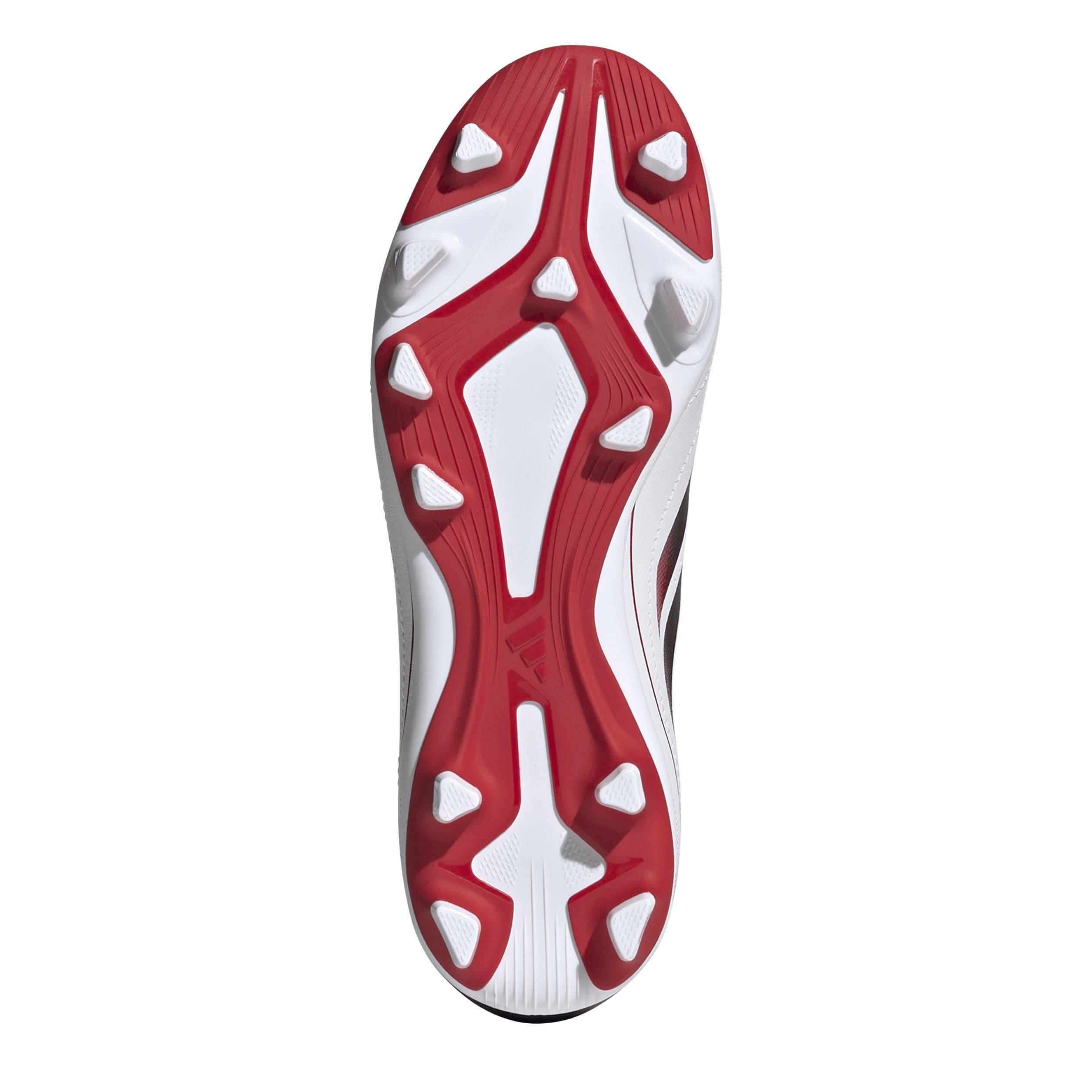 Hvid/Sort 09 - adidas - Goletto VIII Juniors Firm Ground Football Boots - 6