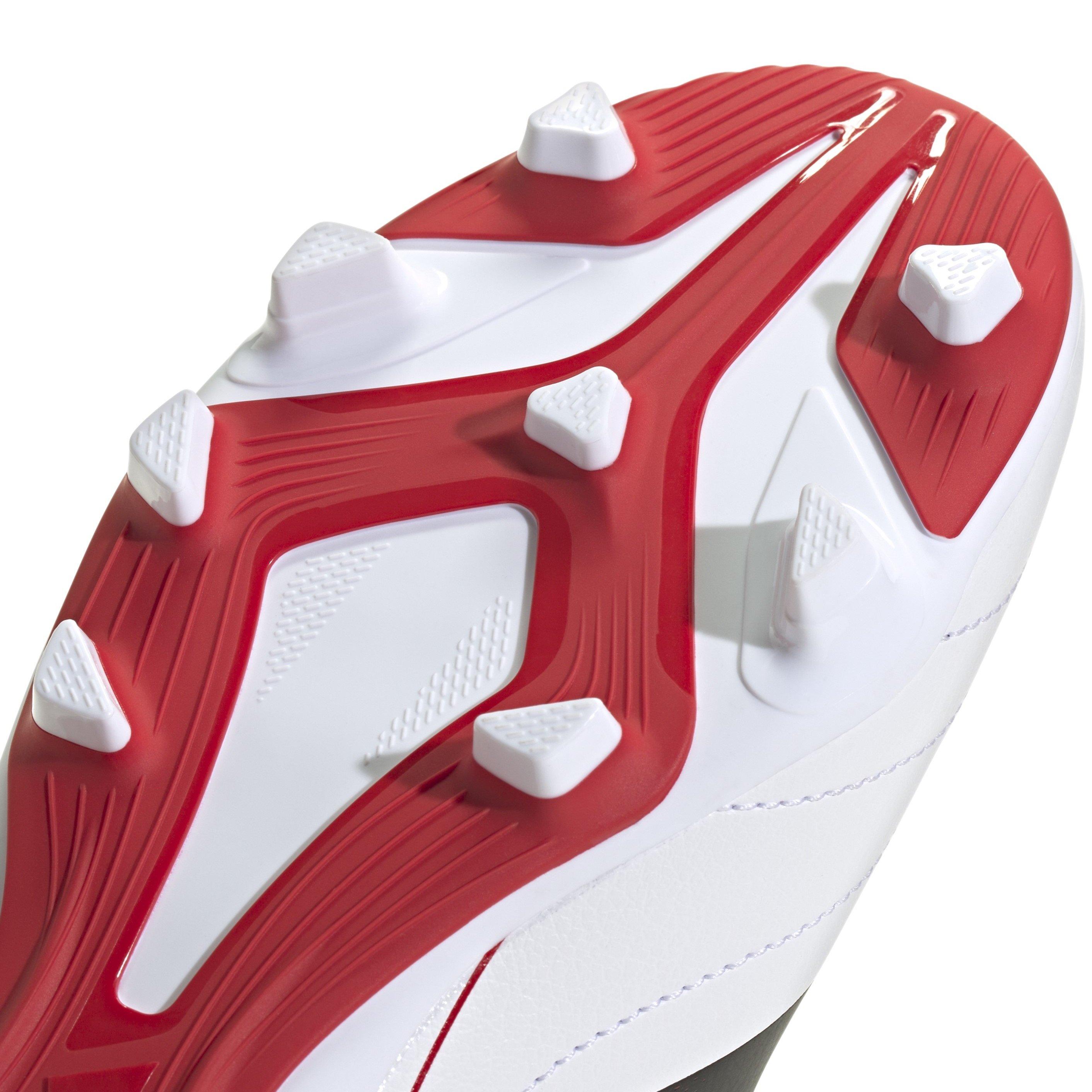 Hvid/Sort 09 - adidas - Goletto VIII Juniors Firm Ground Football Boots - 8