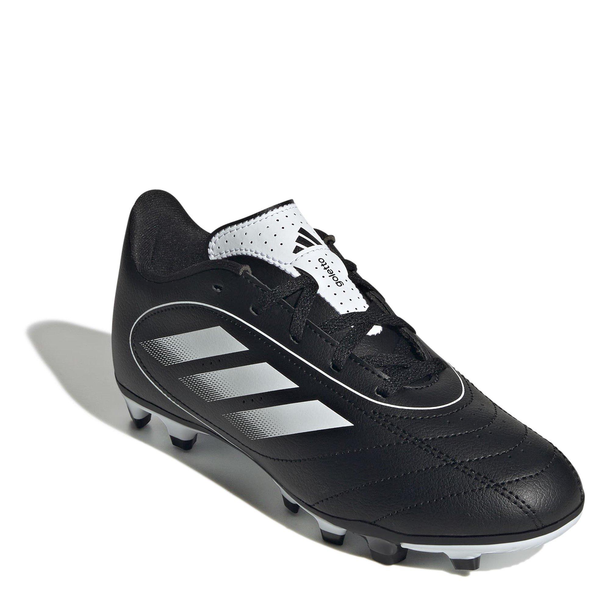 Nero/Bianco - adidas - Goletto VIII Juniors Firm Ground Football Boots - 3