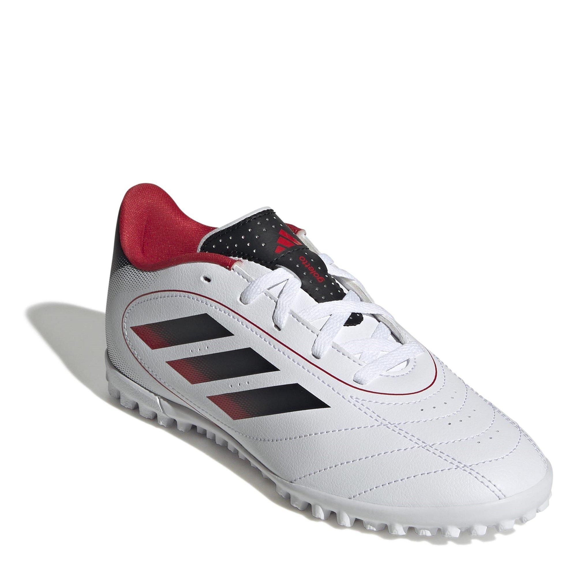 Wit/Zwart - adidas - Goletto Juniors Astro Turf Football Boots - 3